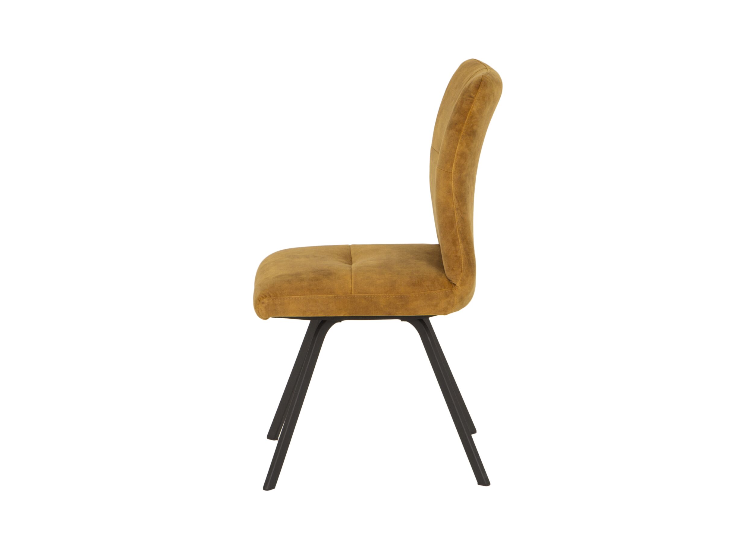 Stoel Adore 46x60x87cm - stof - goud