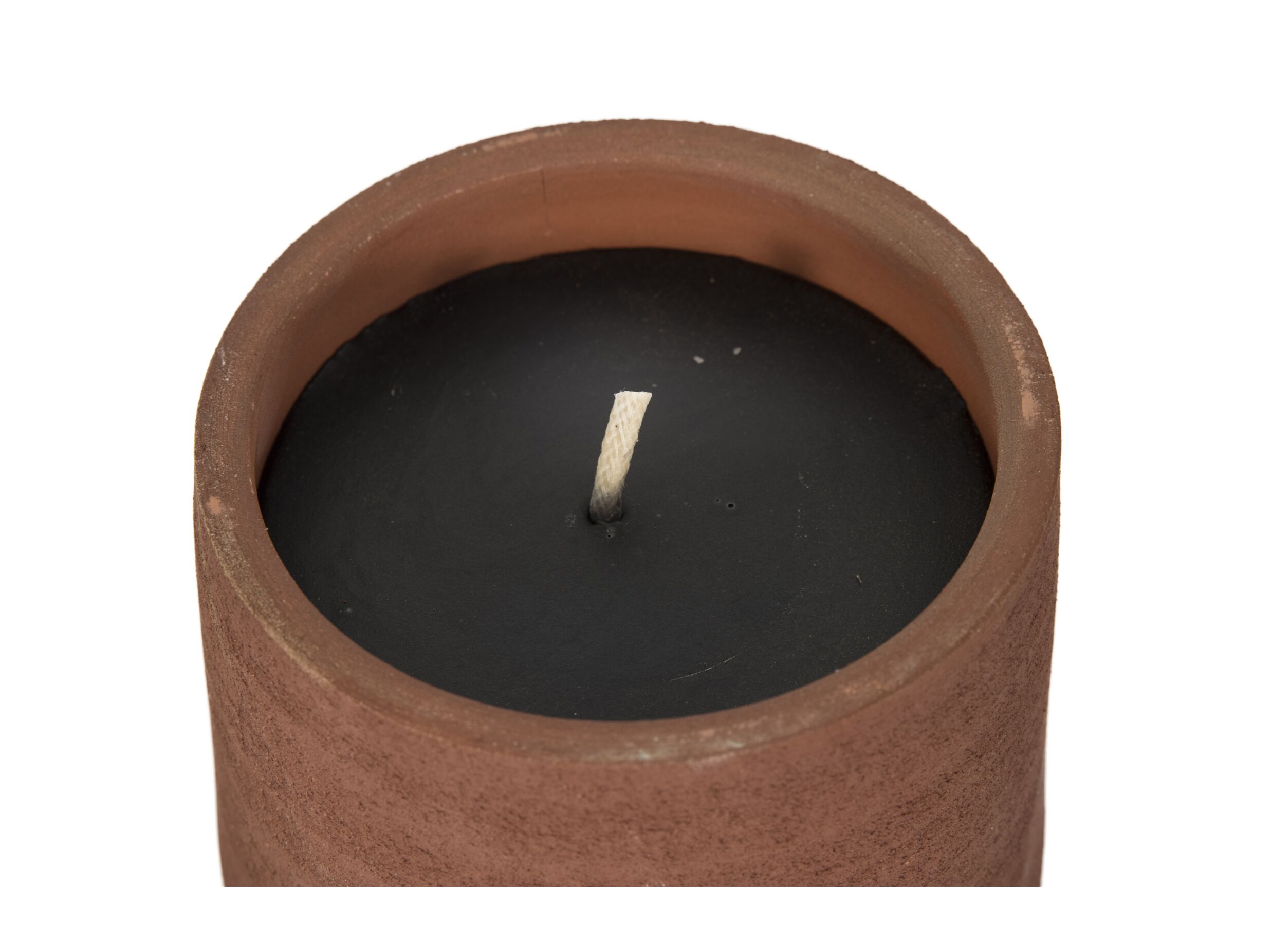 Detailfoto - Geurkaars Outdoor lavendel Ø16x15cm - terracotta - rood