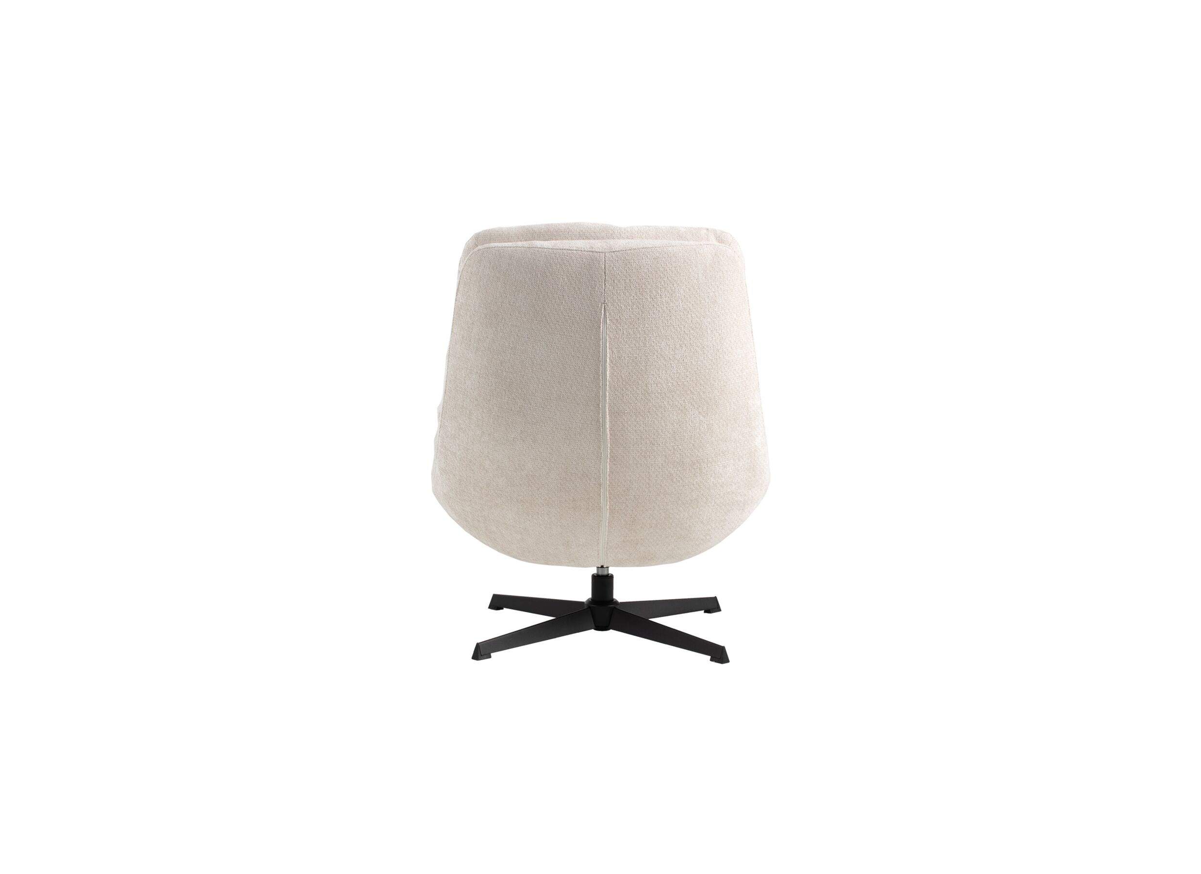 Overzichtsfoto - Draaifauteuil Flotilla 73x88x93cm - polyestervezel - wit