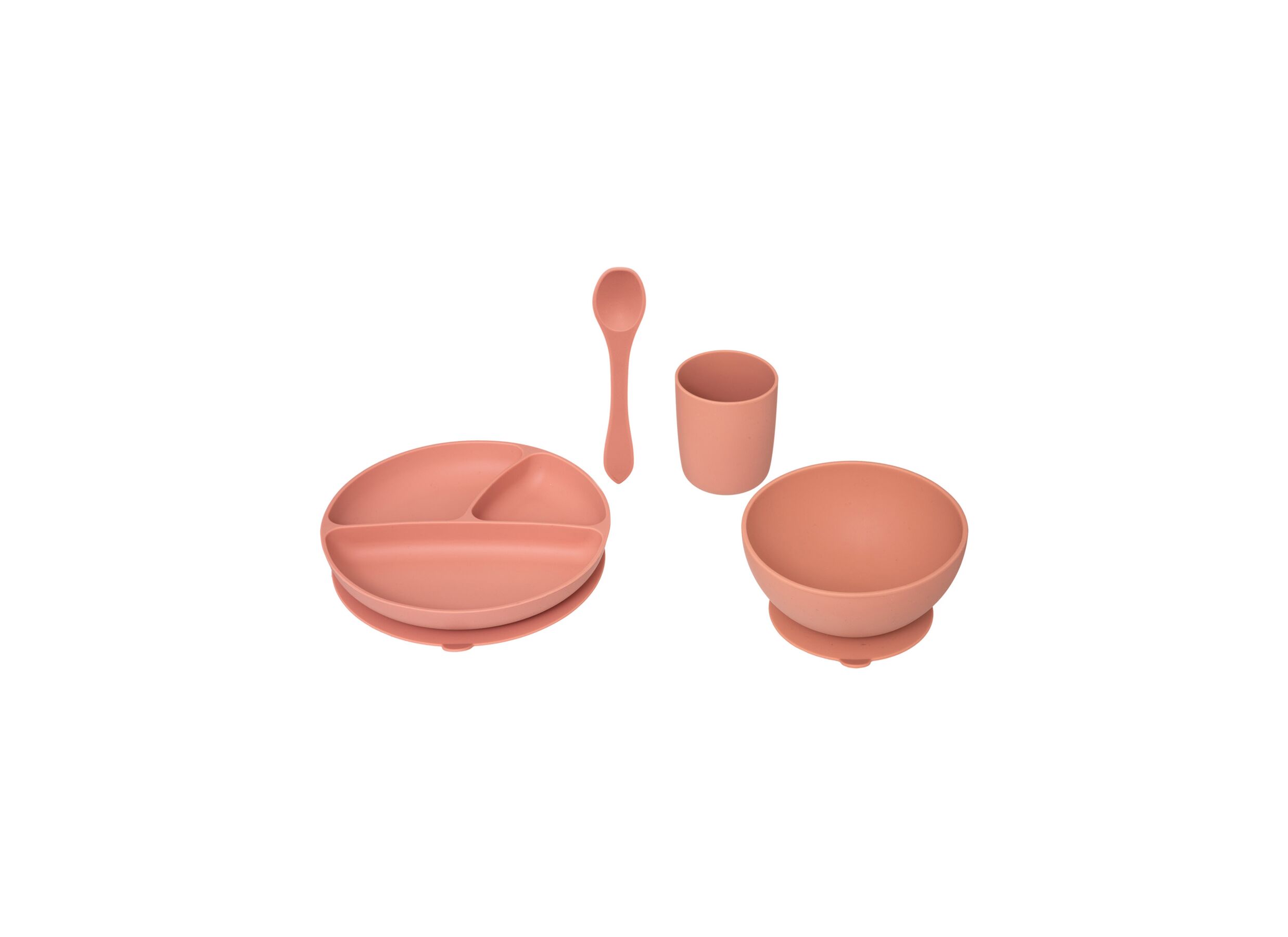 Plus Important - Vaisselle enfant silicone - 4-delig