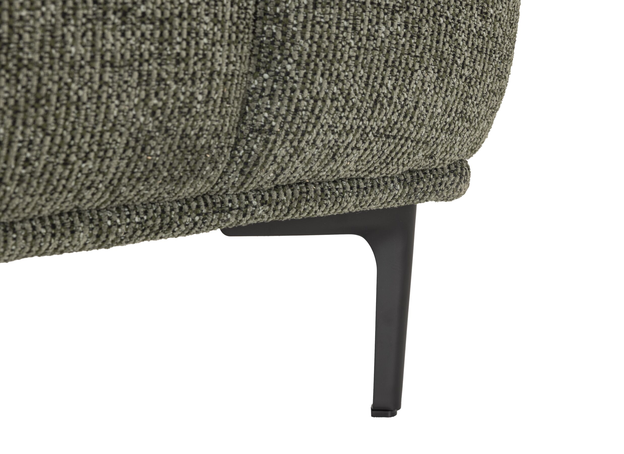 Detailfoto - Hoeksalon Furia 285x178cm - stof - groen