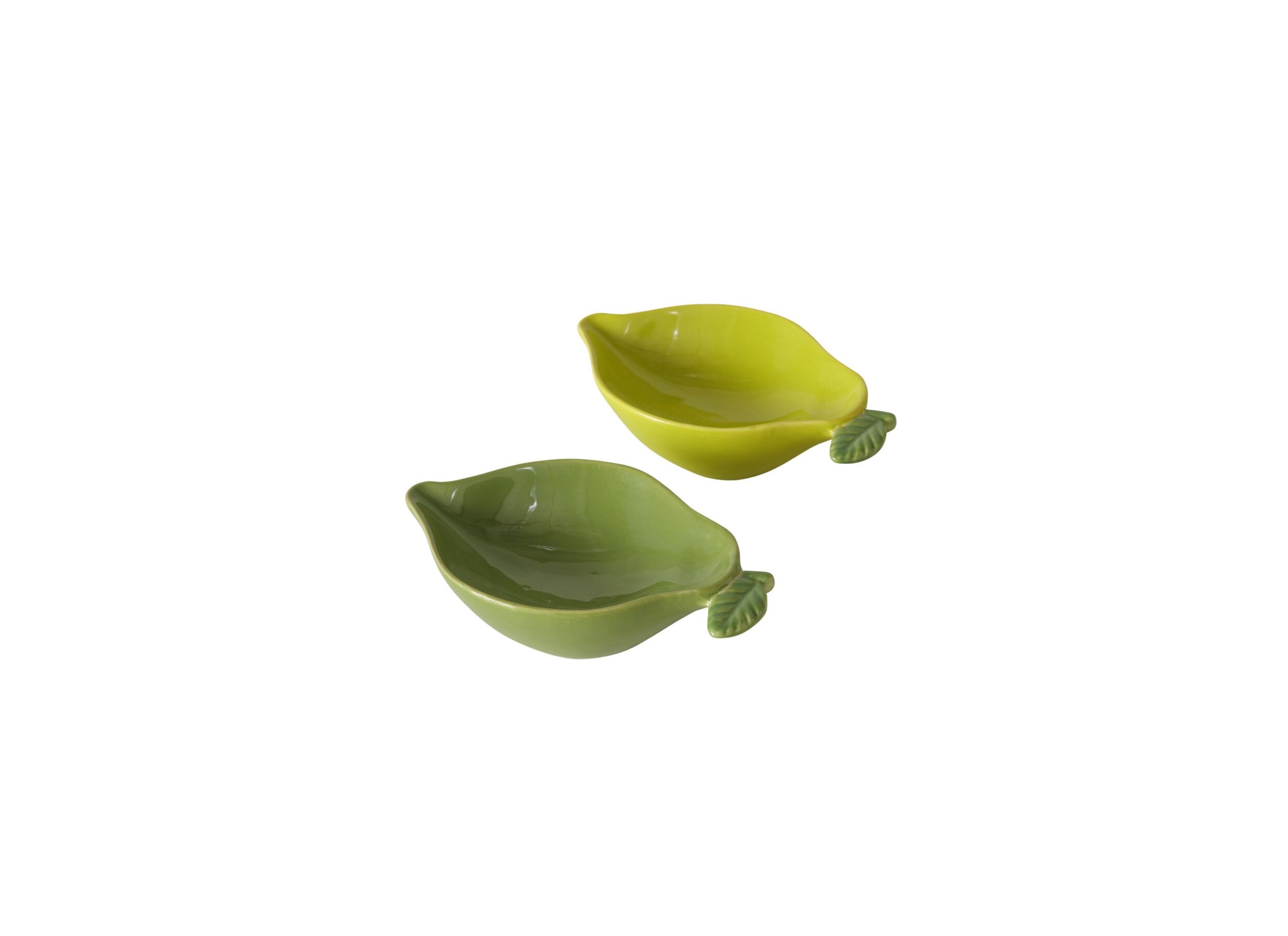 Schaal Limoen 16 - Plat Citron Vert 16,5x10,2cm - céramique - vert