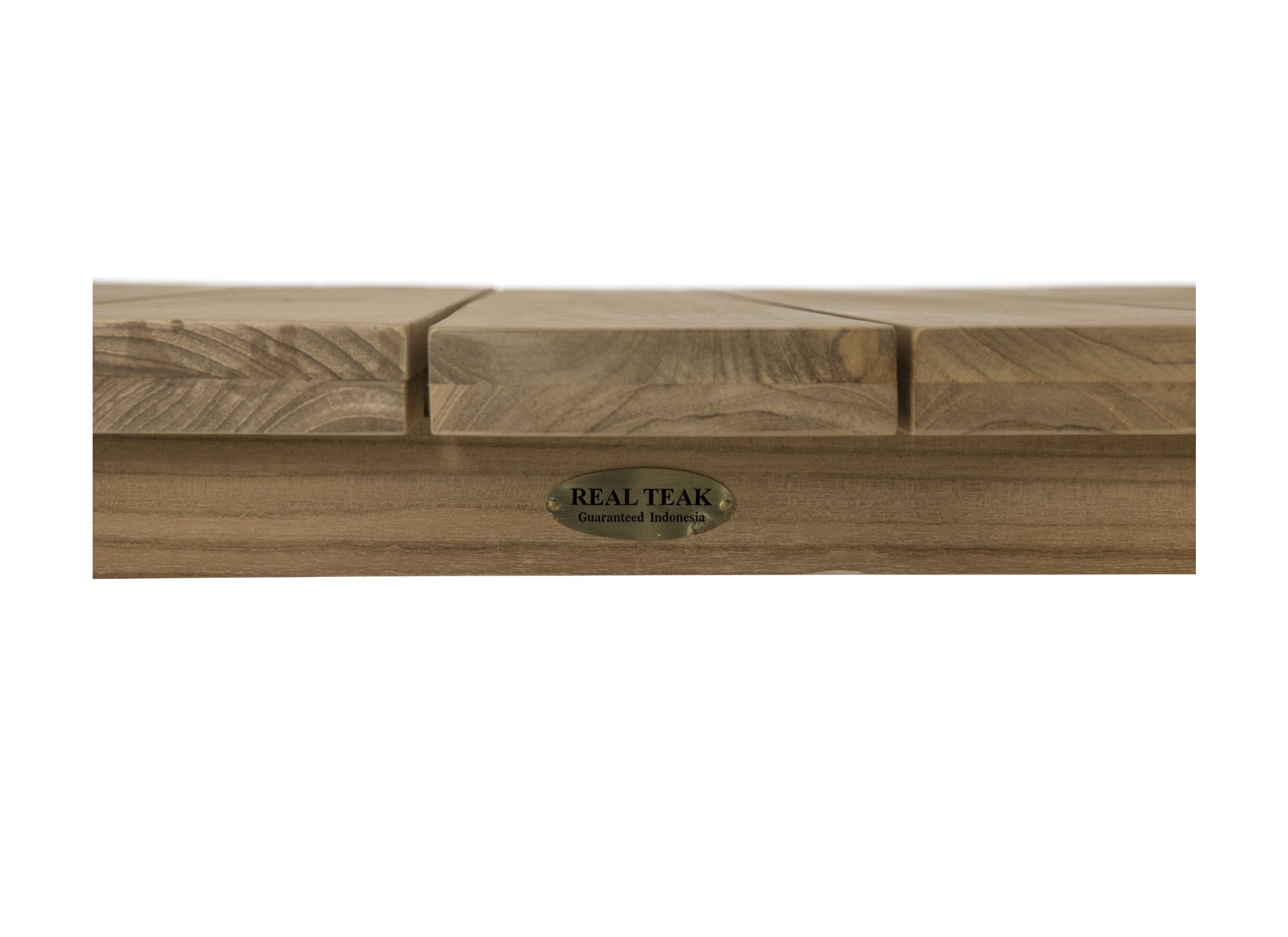 Detail - Table de jardin Iguana 220x100cm - teck massif - naturel