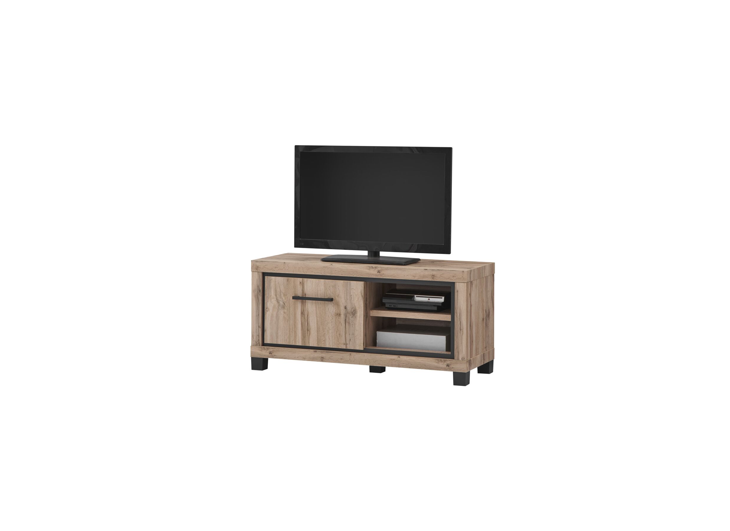 Tv-meubel Elegance 120cm - meubelplaat - canada oak - Meuble TV Elegance 120cm - film décoratif - canada oak