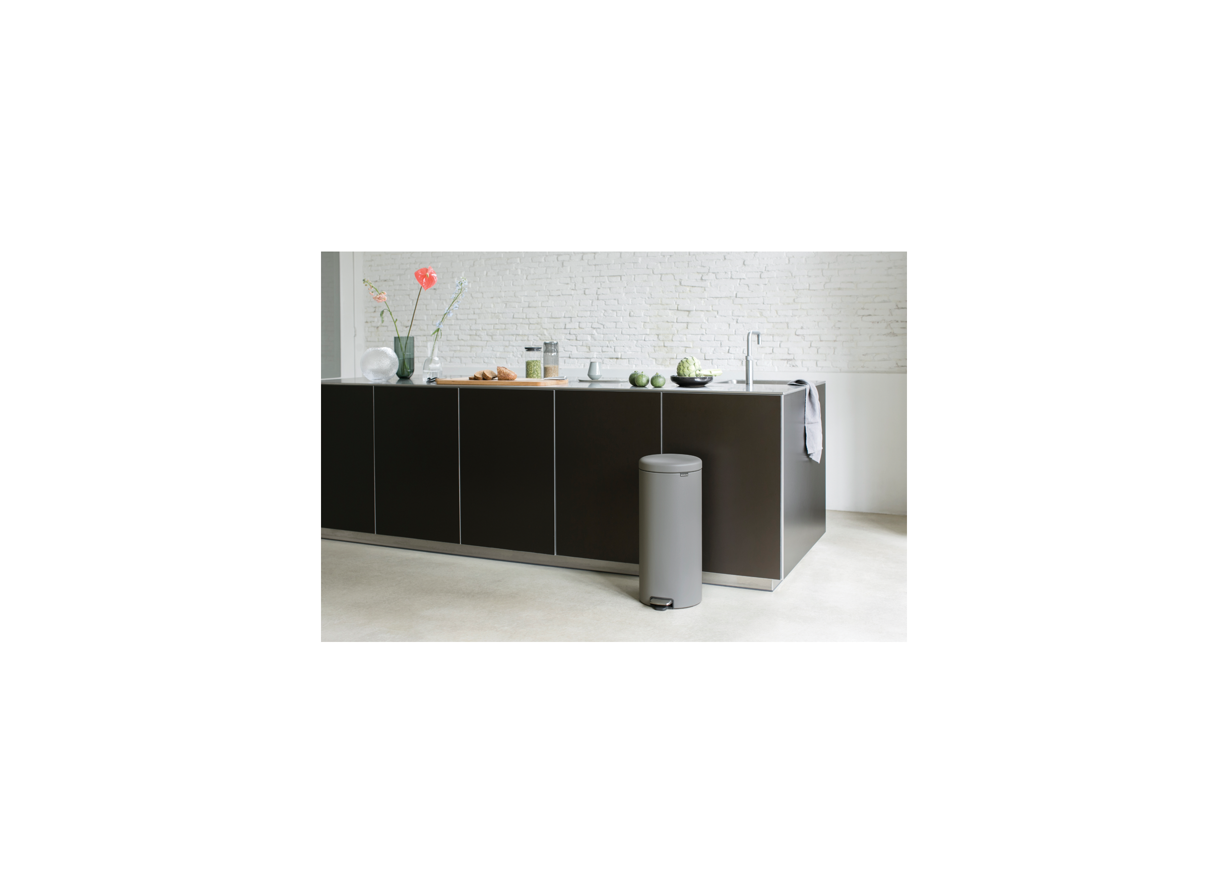 Sfeerfoto - Pedaalemmer NewIcon Brabantia 30L grijs