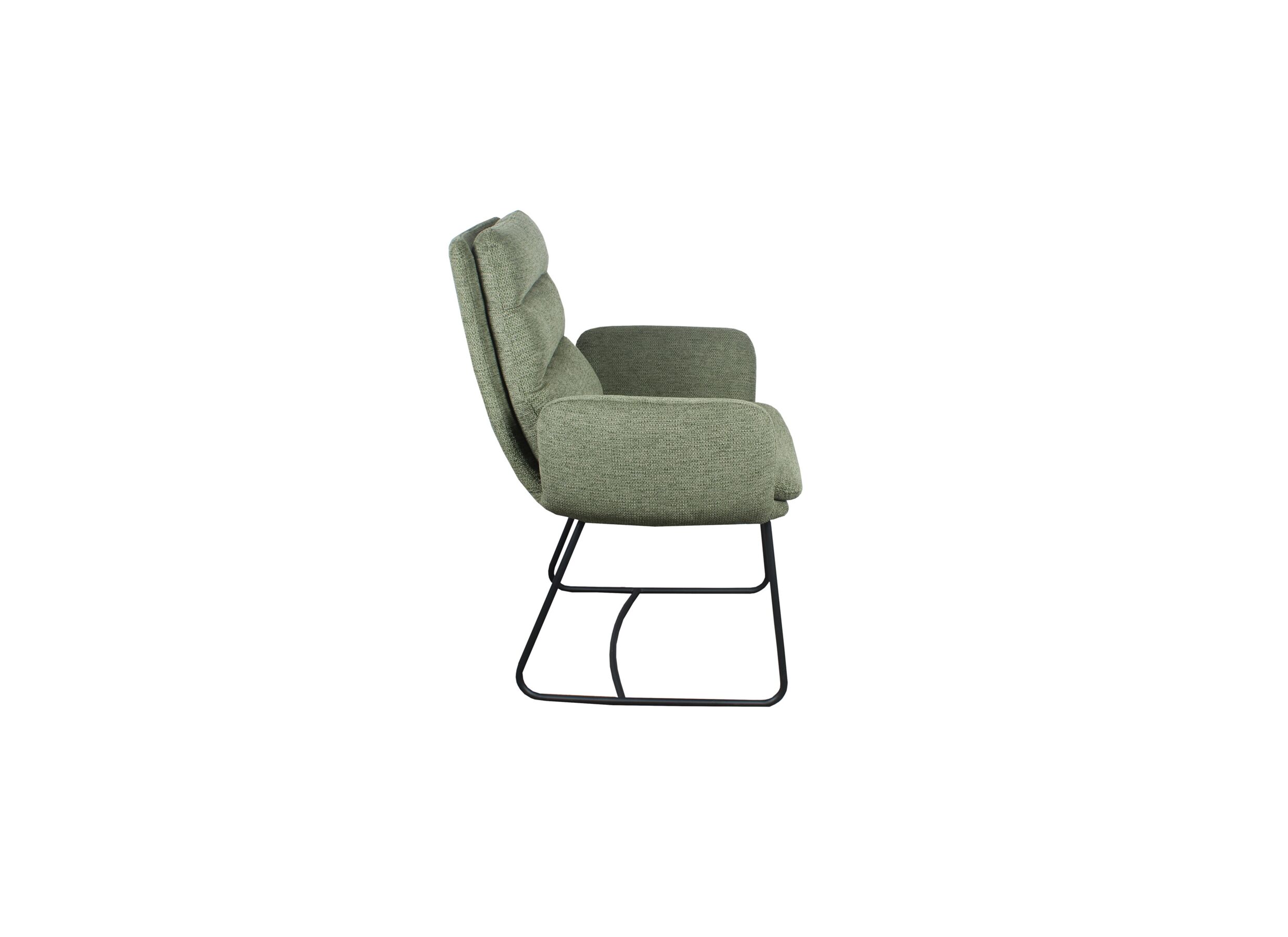 Stoel Crux 67x62x93cm - stof - groen