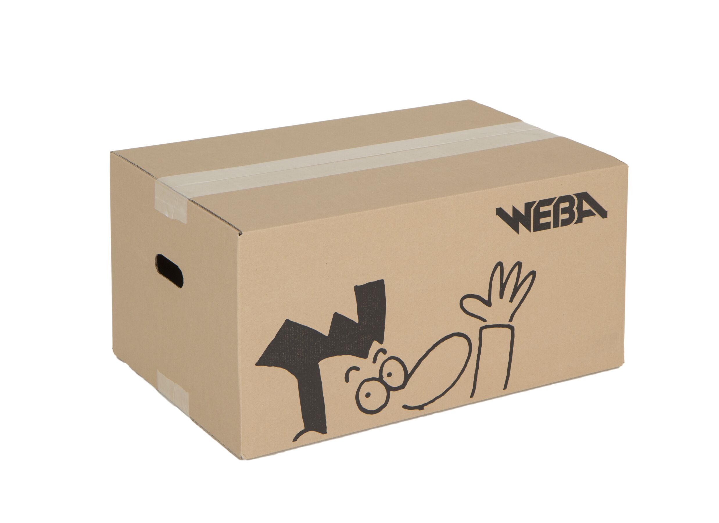 Carton de déménagement WEBA 60x40x30cm - Carton de déménagement WEBA 60x40x30cm