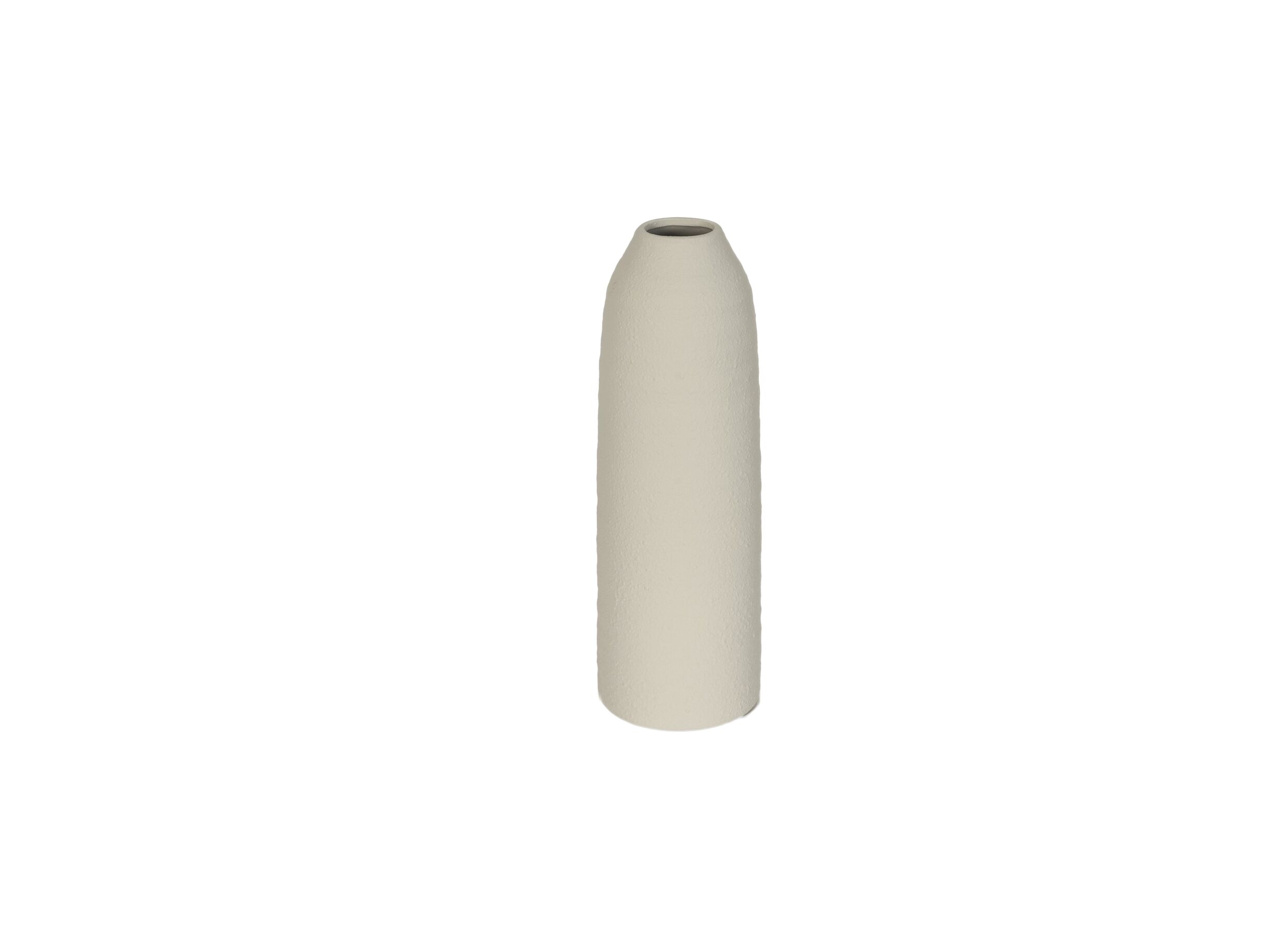 Vaas Nama H56cm - terracotta - wit - Vaas Nama H56cm - terracotta - wit