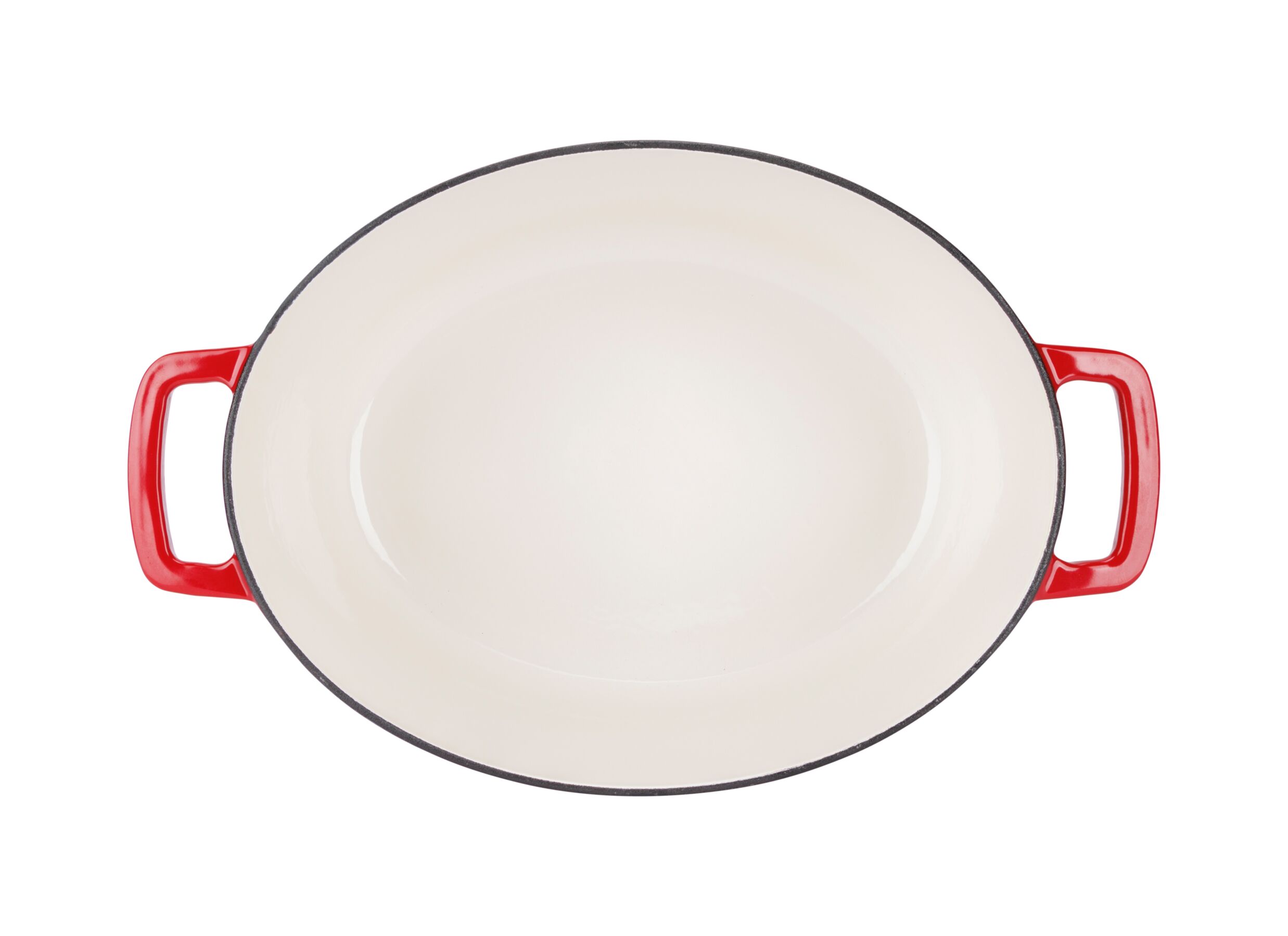 Overzichtsfoto - Stoofpot Fontestic 31x24cm - gietijzer - rood