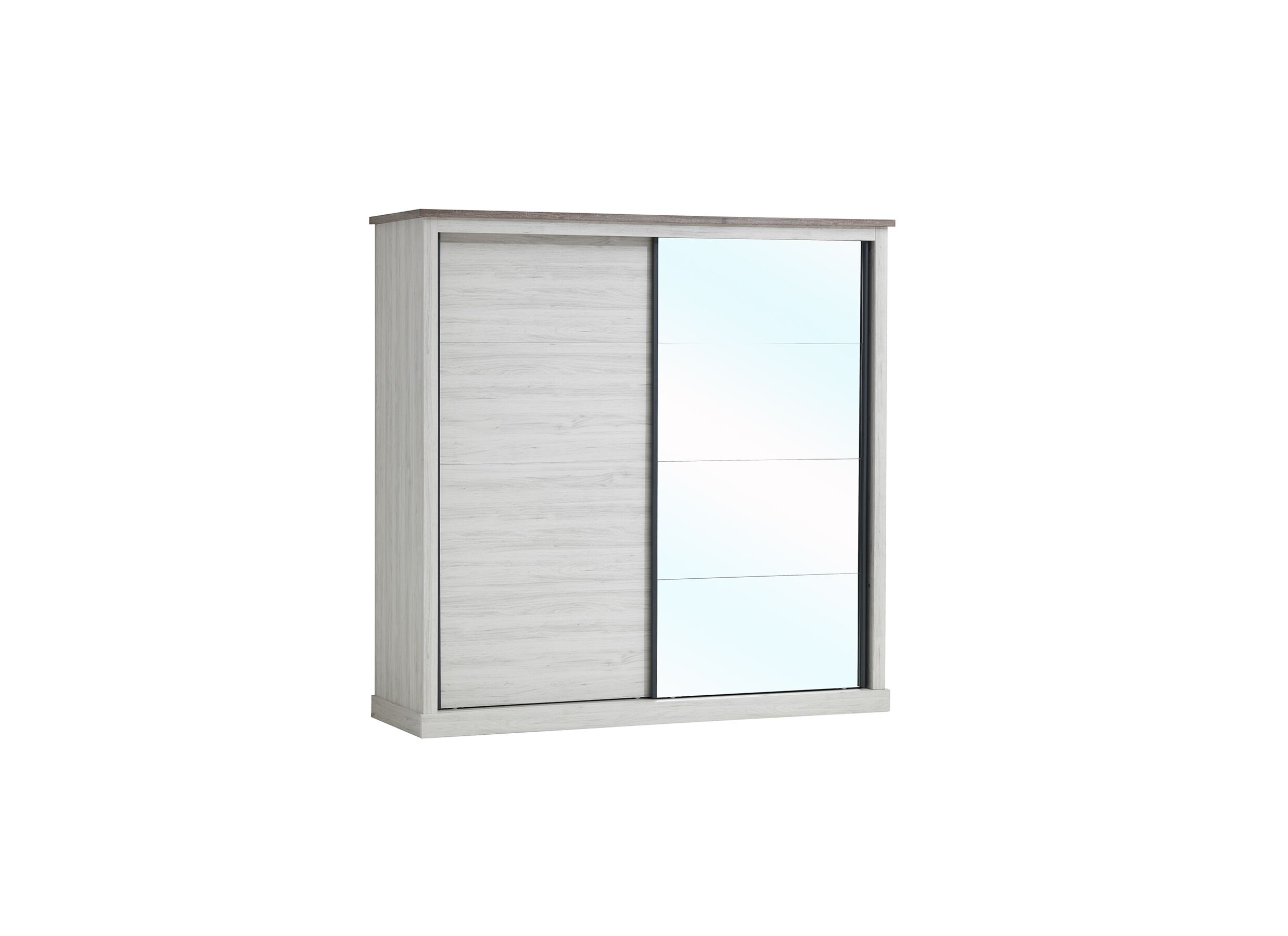 Schuifdeurkast Ella 220cm - decor - light oak/bruin