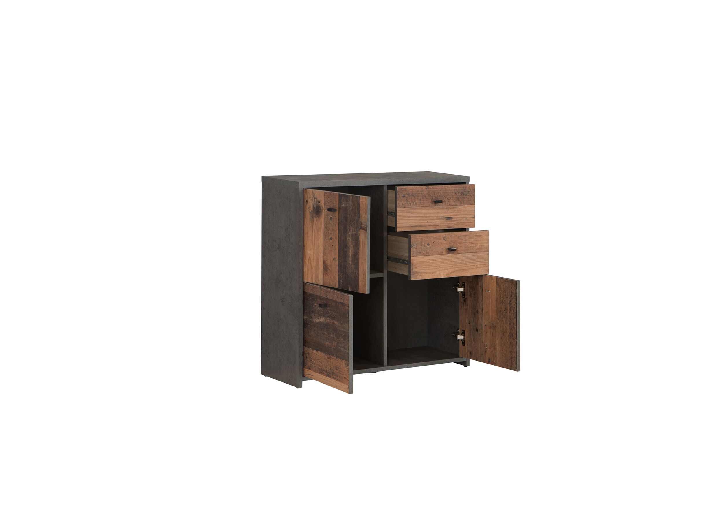 Commode Best Chest 77x30x78cm - decor - old wood & beton