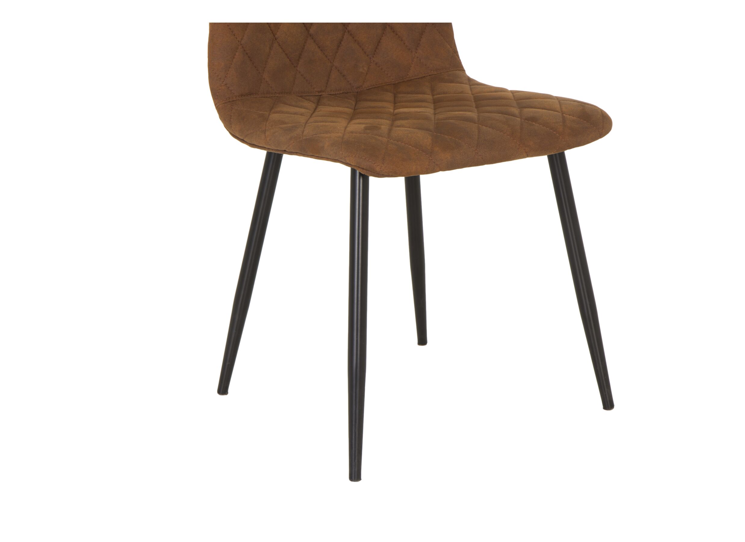 Chaise Furu 45x51x85cm - microvezel - cognac