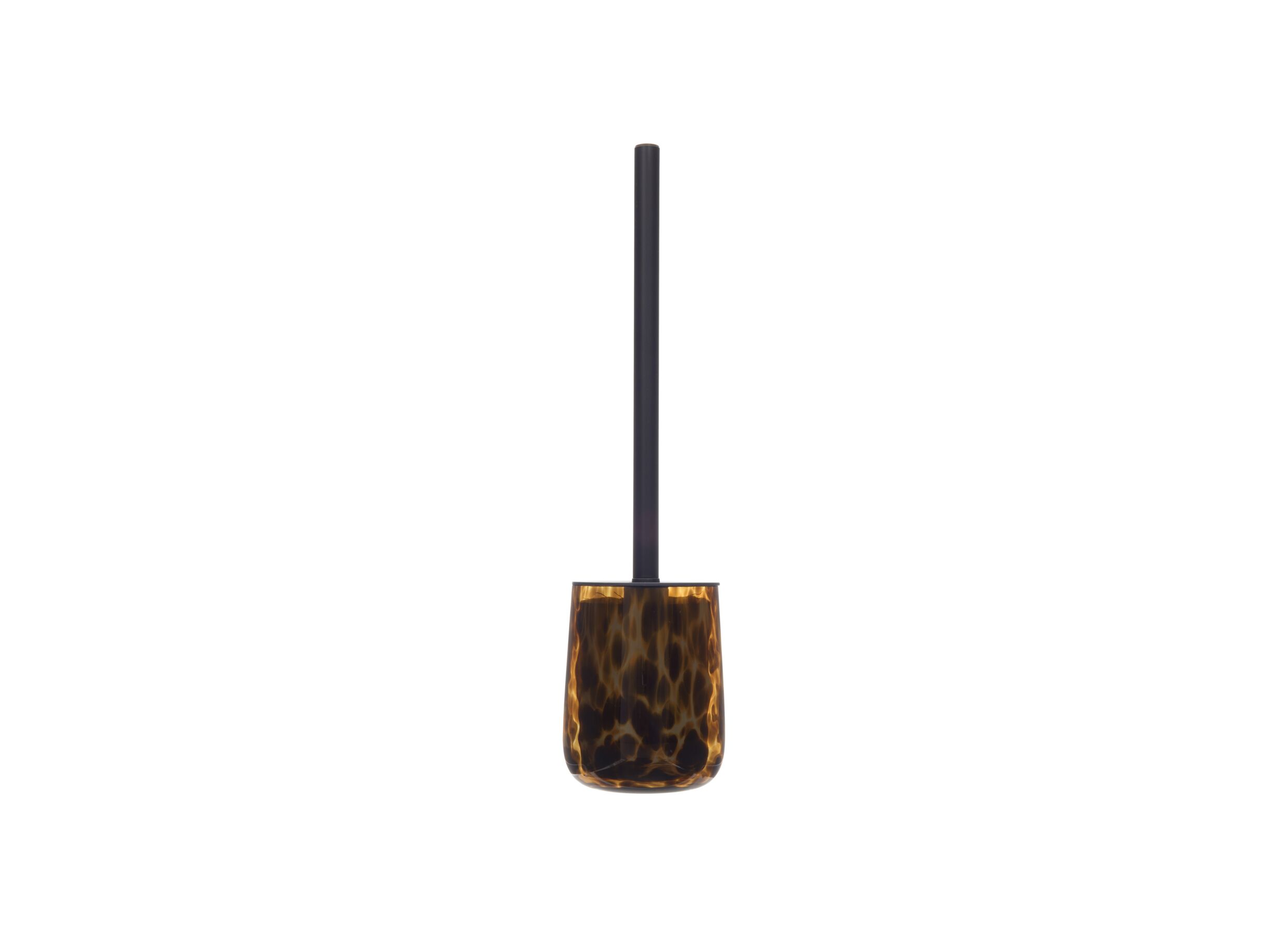 Overzichtsfoto - Wc-borstel Dotty H39cm - glas - bruin