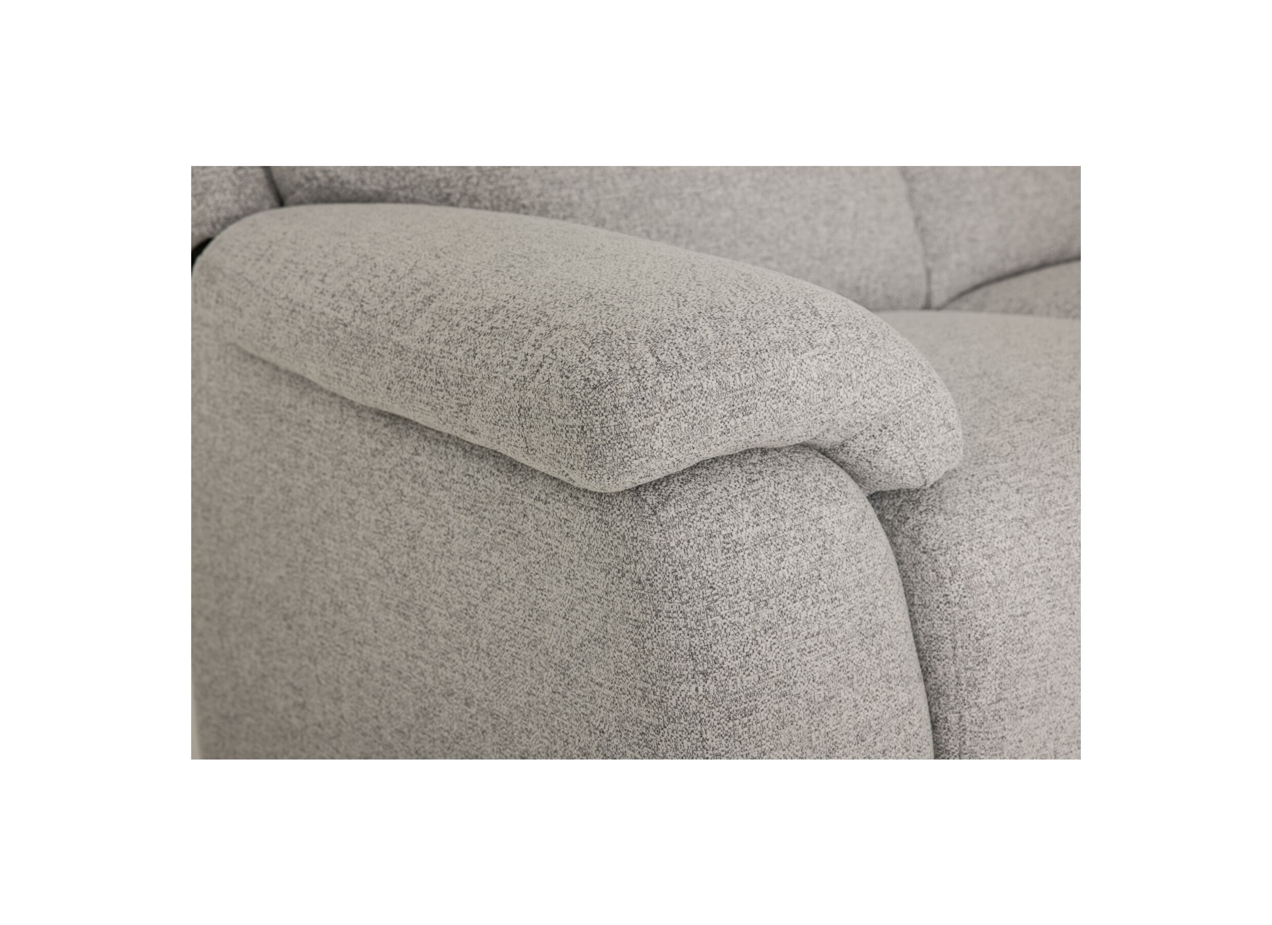 Detailfoto - Zetel Saipan 2-zit - stof - grijs