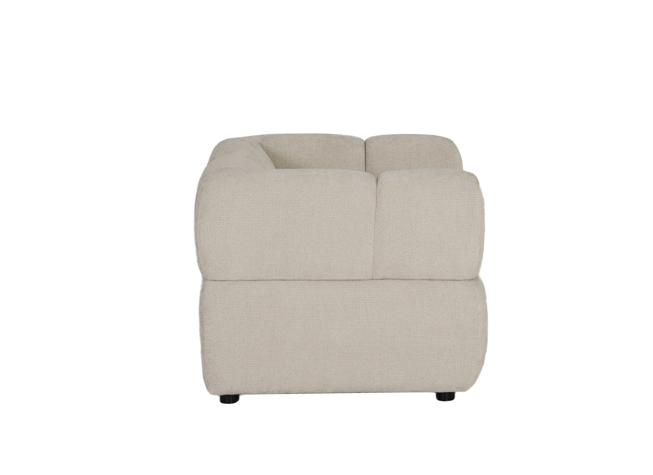 Overzichtsfoto - Zetel Tortuga 1-zit - polyestervezel - beige