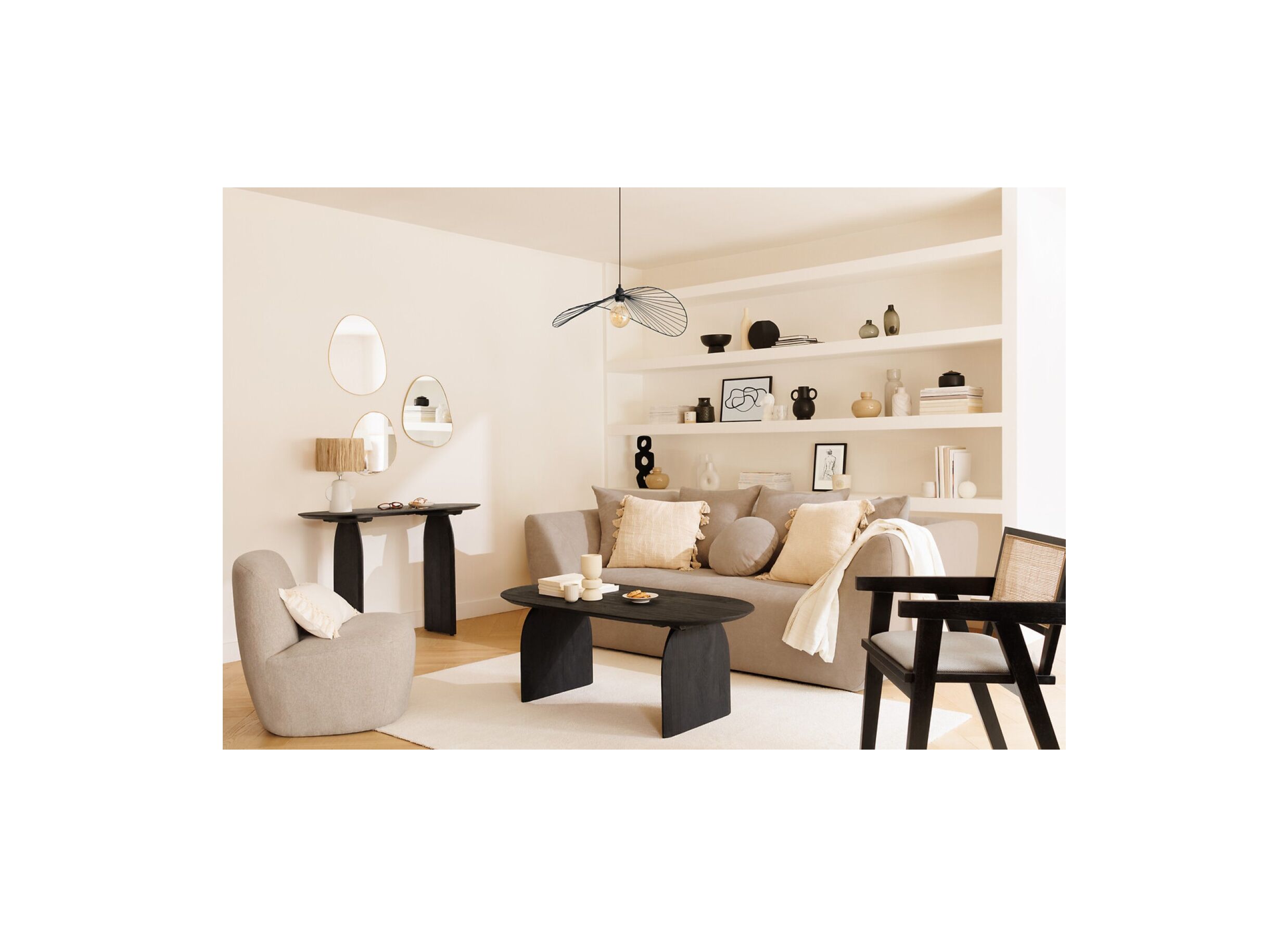 Foto ambiance - Miroir Lida lot de 3