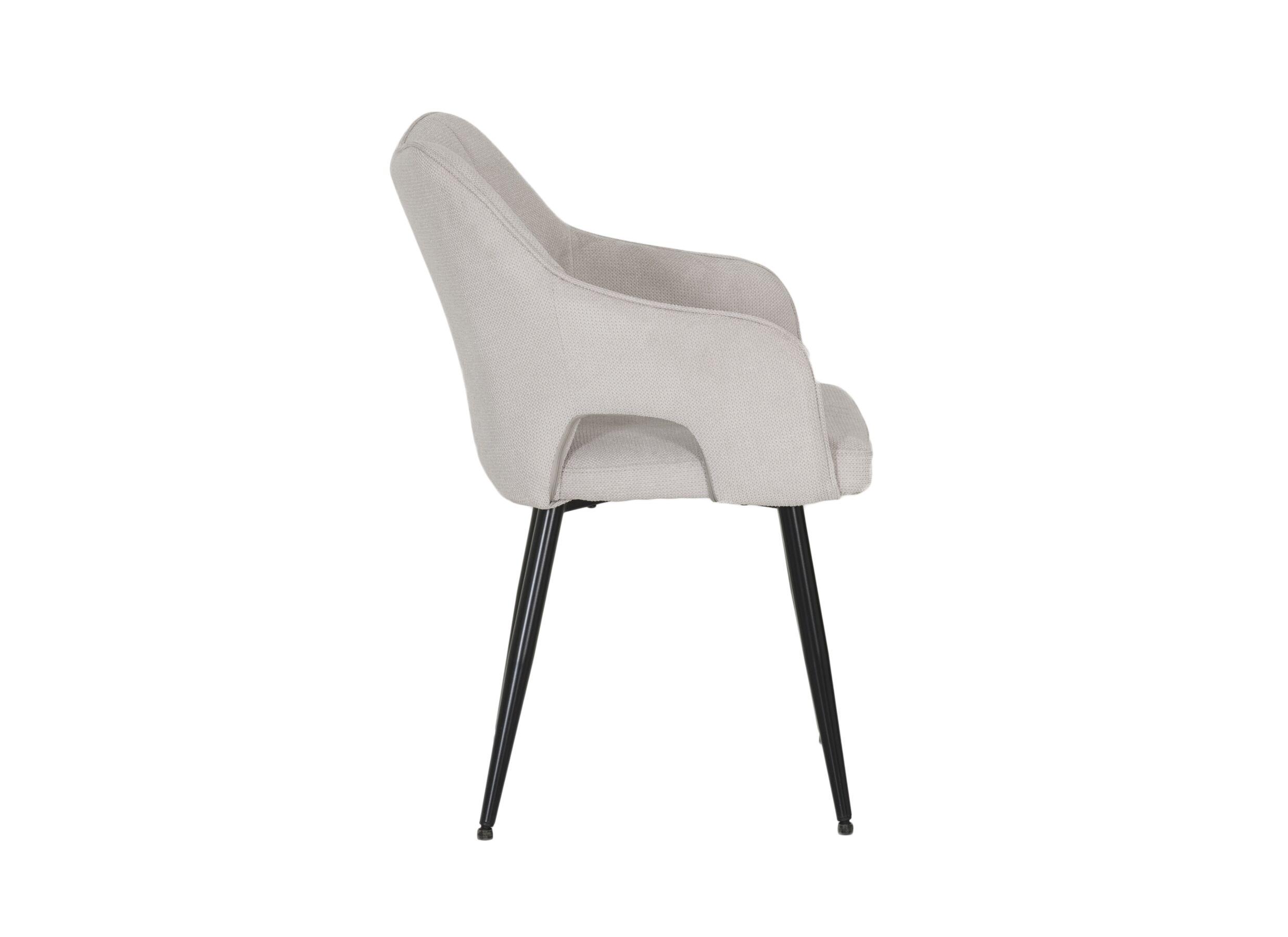 Chaise Daly 55x60x86cm - fibre polyester - beige