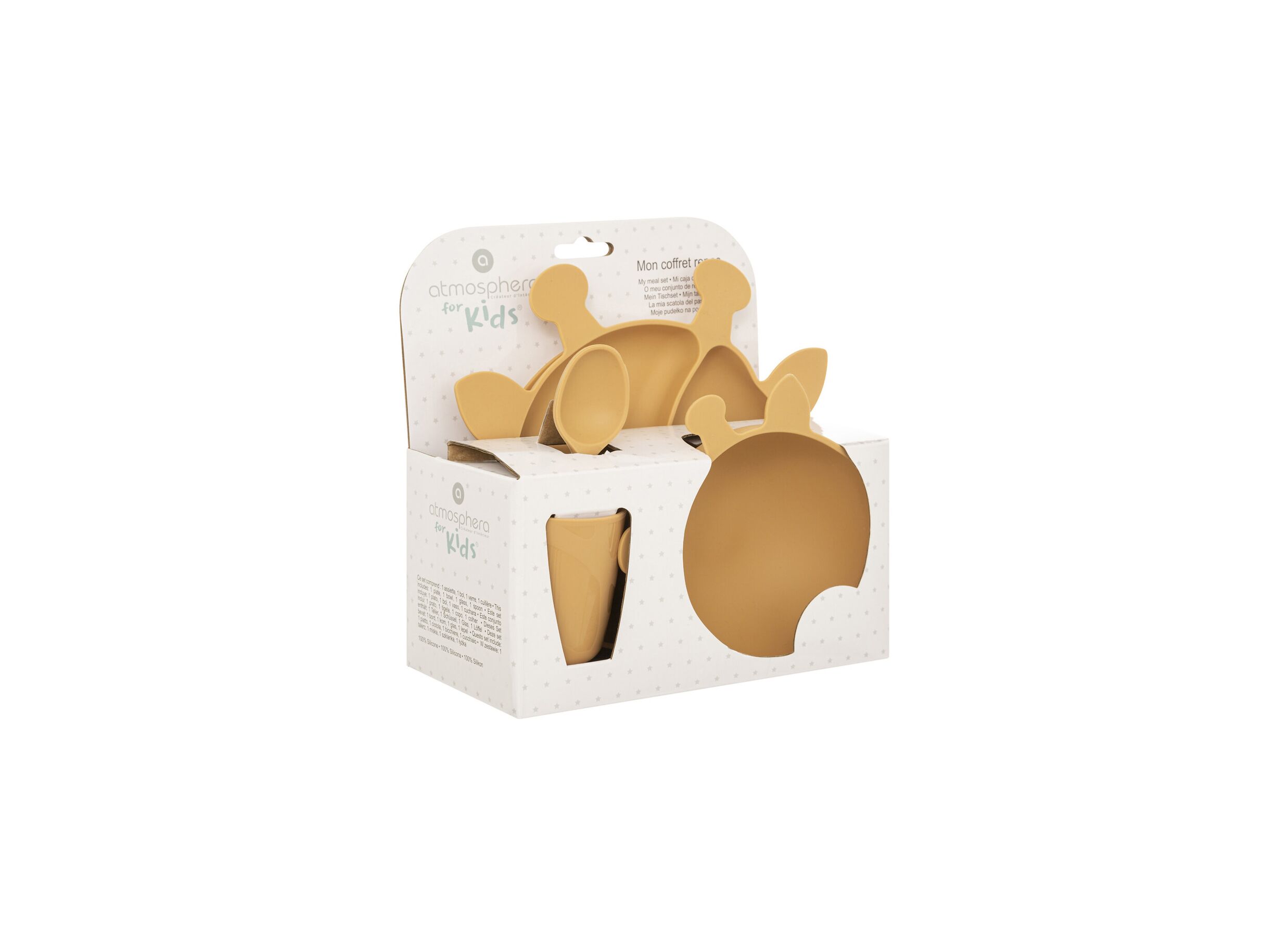 Kinderservies Giraffe 4-delig