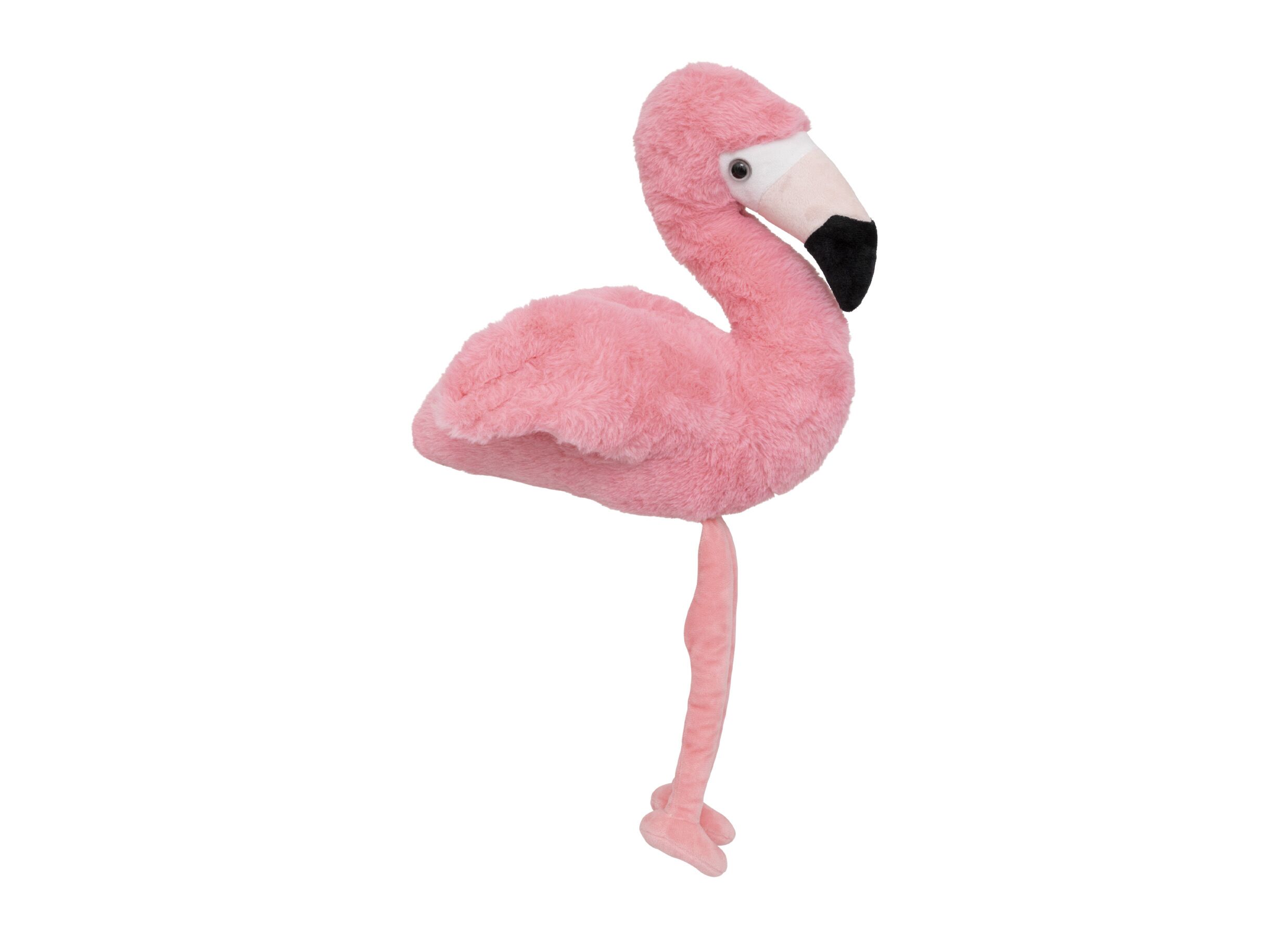Overzichtsfoto - Knuffel Flamingo H59cm - stof - roze