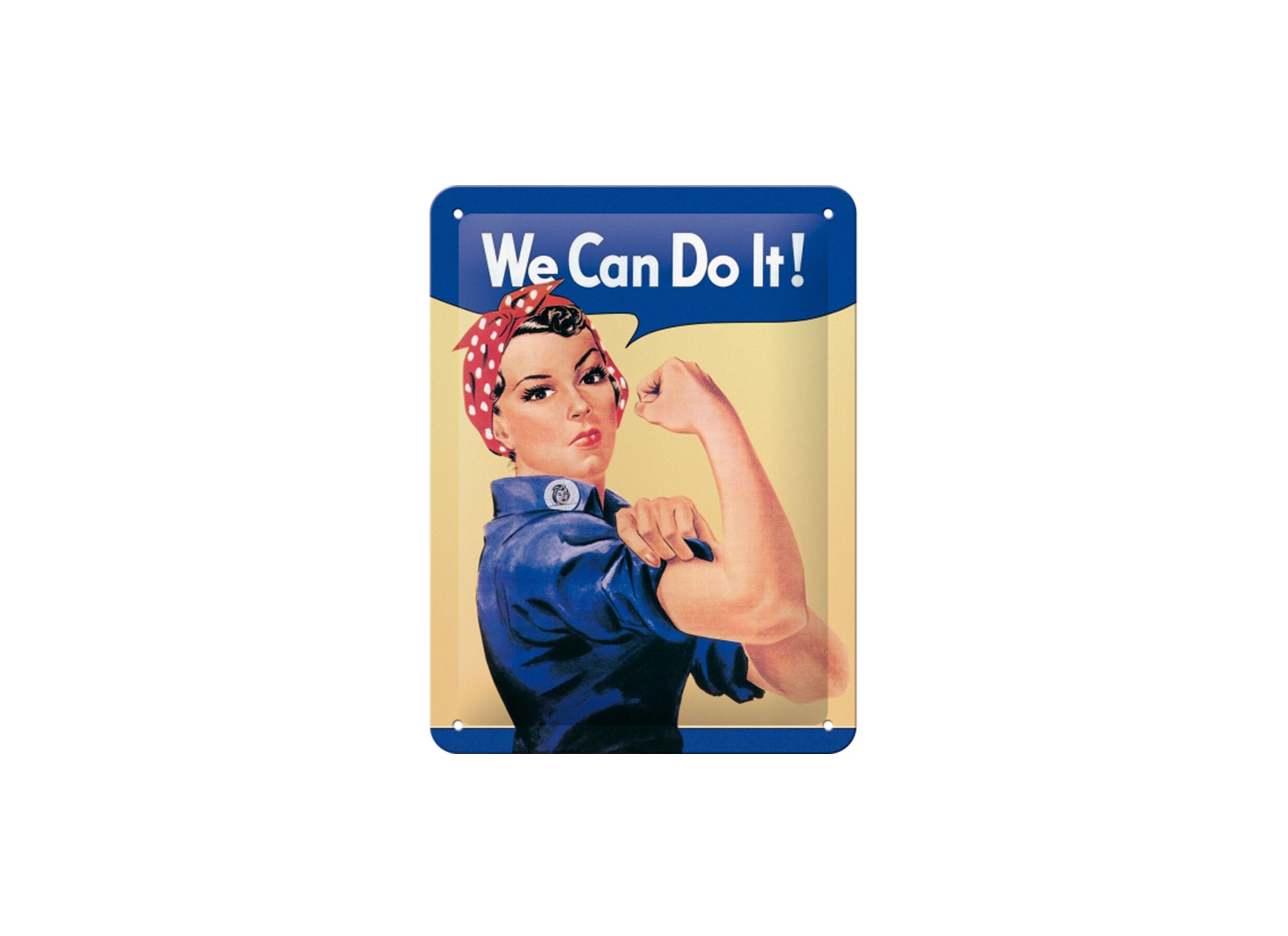 Plaque 15x20cm We Can Do It - Plaque 15x20cm We Can Do It