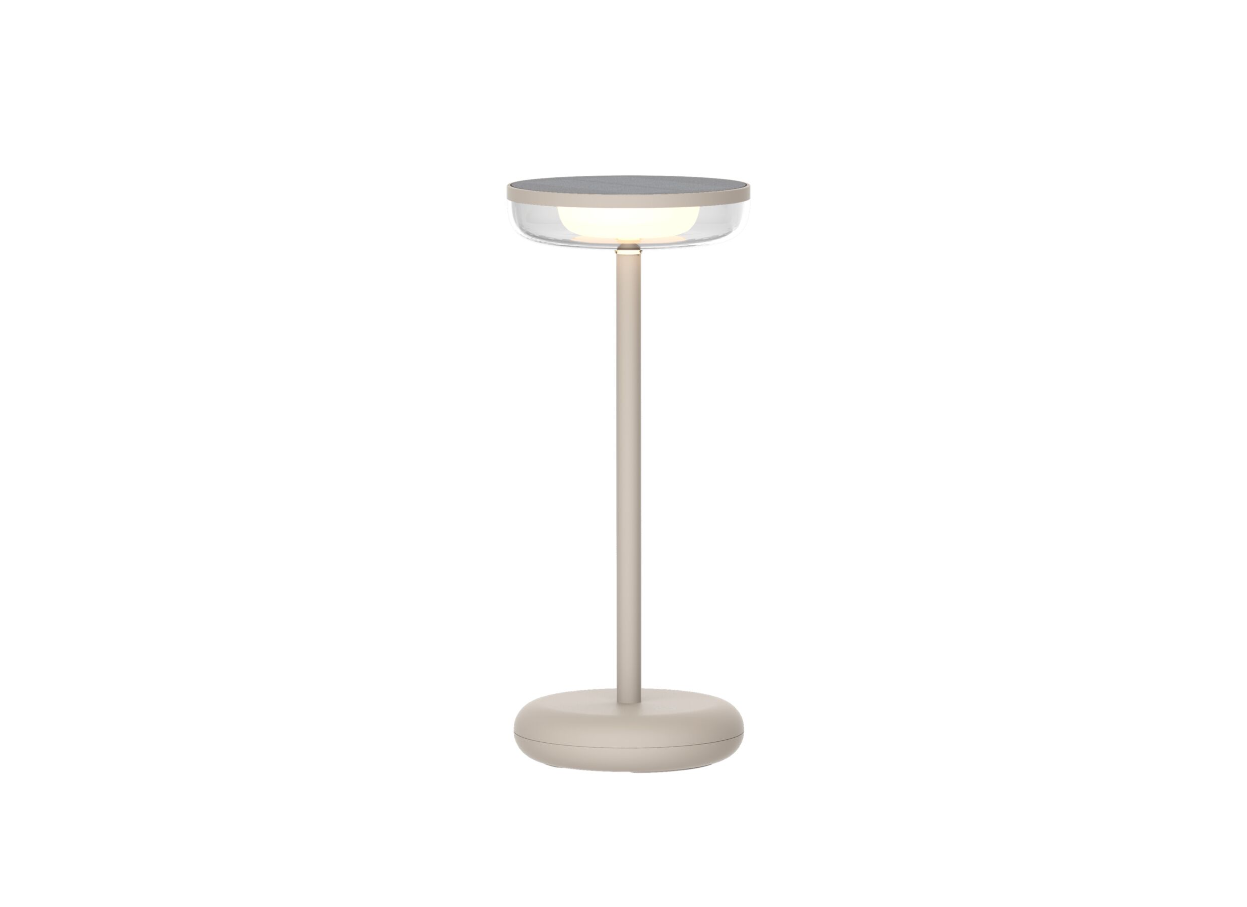 Plus Important - Lampe de table solaire Bobbie H27 - plastique - sable