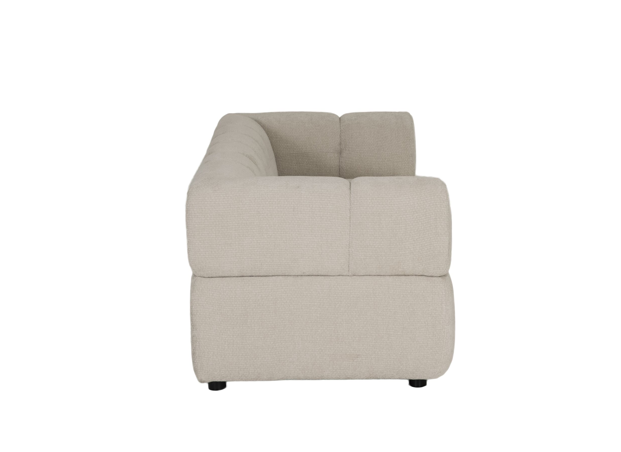 Aperçu - Canapé Tortuga 3 places - fibre polyester - beige
