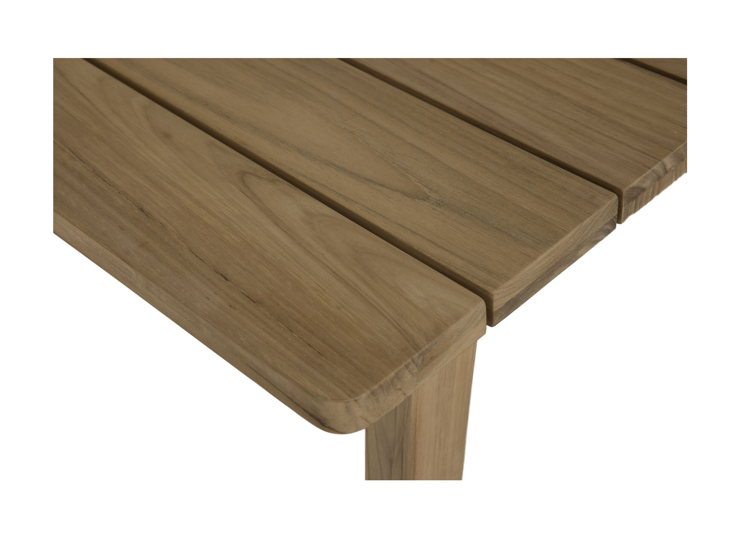 Detail - Table de jardin Iguana 220x100cm - teck massif - naturel