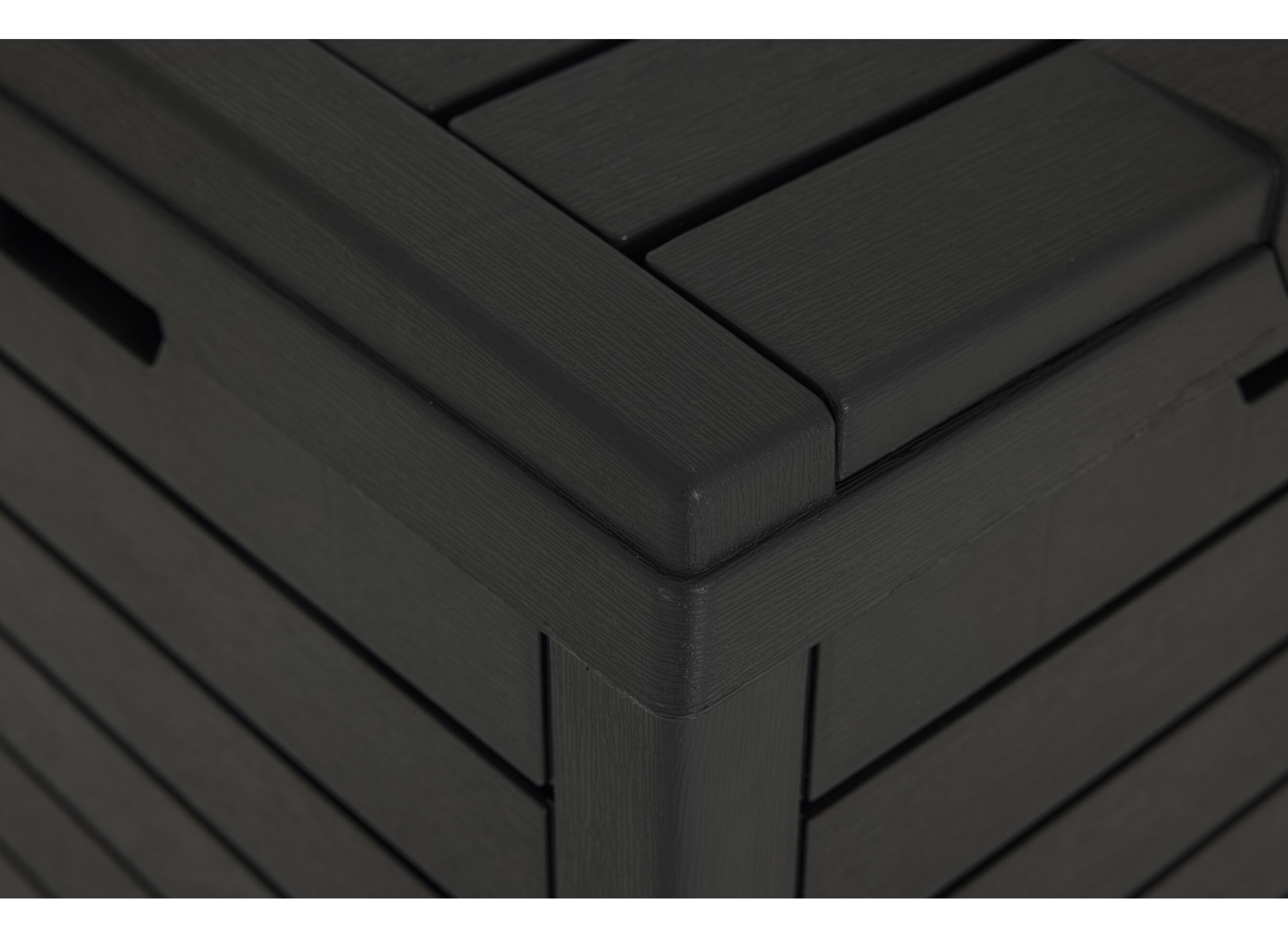 Detail - Poubelle 41x41x86cm - plastique - anthracite