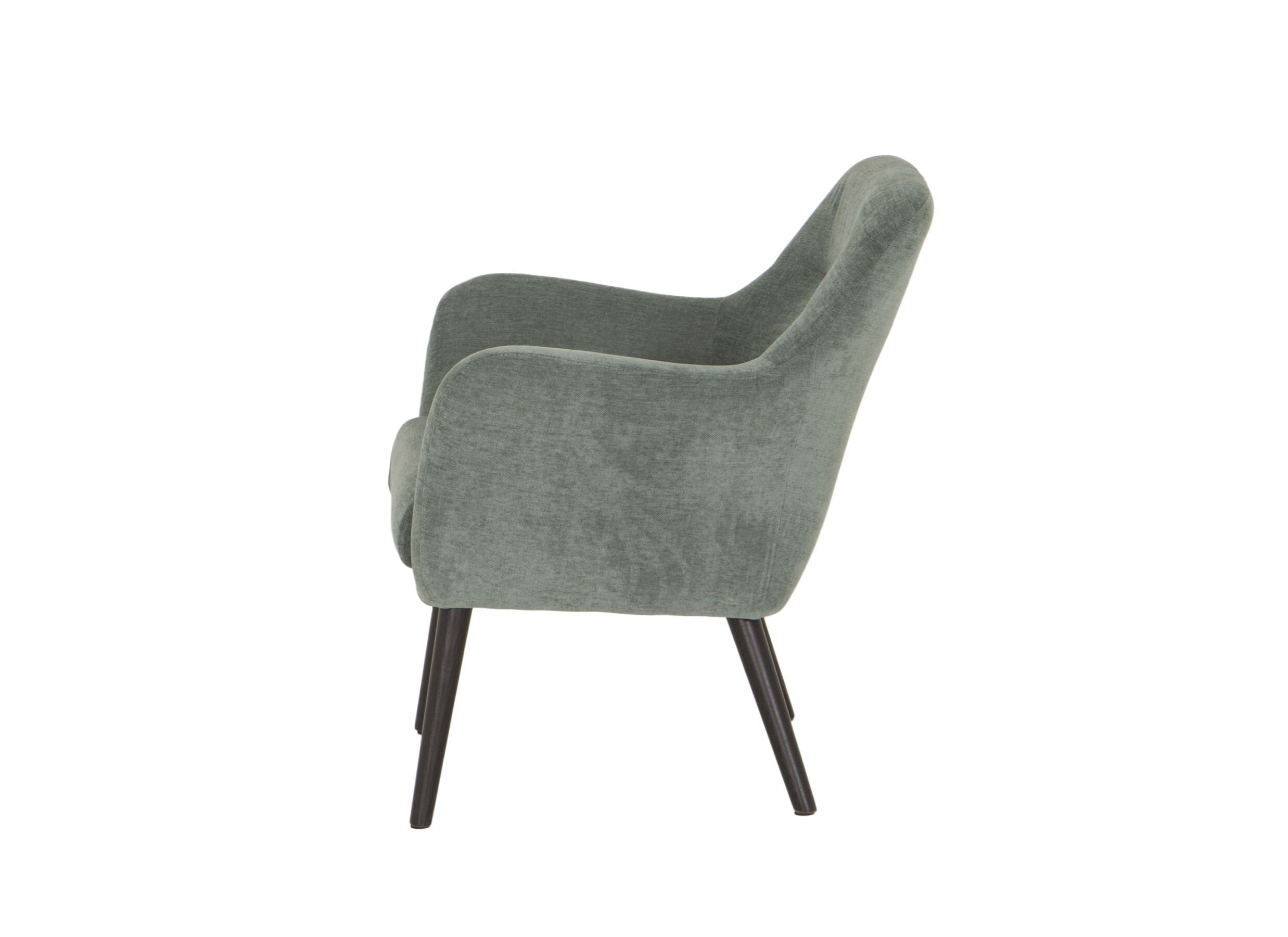 Fauteuil Pacha 70x60x82cm - tissu - vert