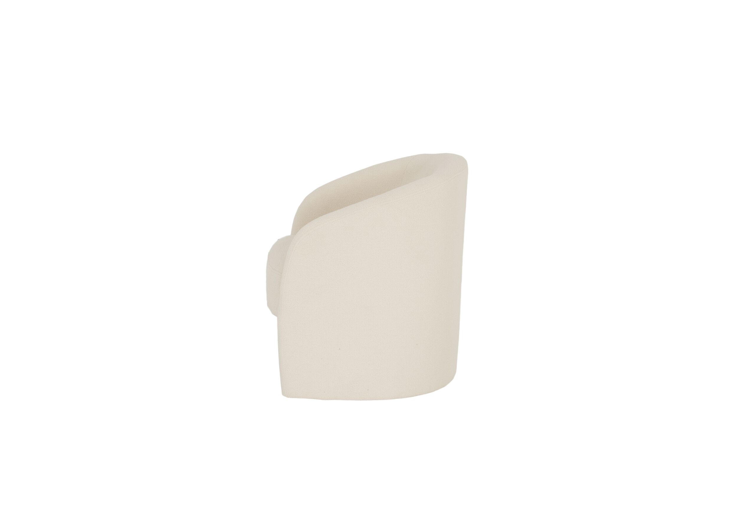 Overzichtsfoto - Fauteuil View 72x68x77cm - stof - wit