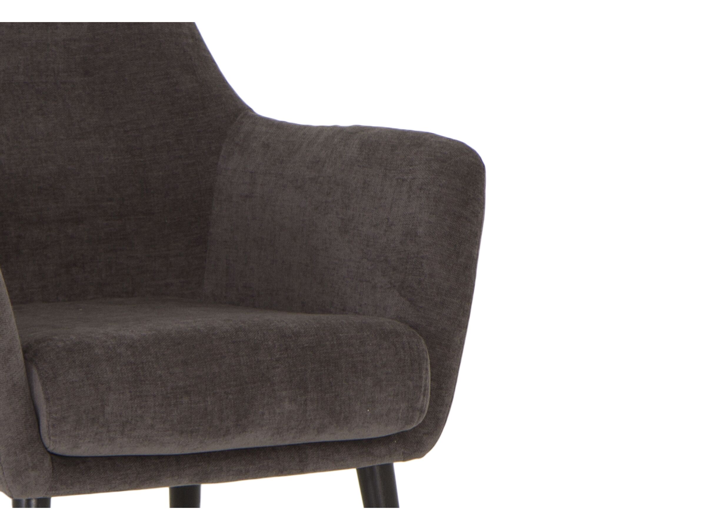 Fauteuil Pacha 70x60x82cm - stof - grijs