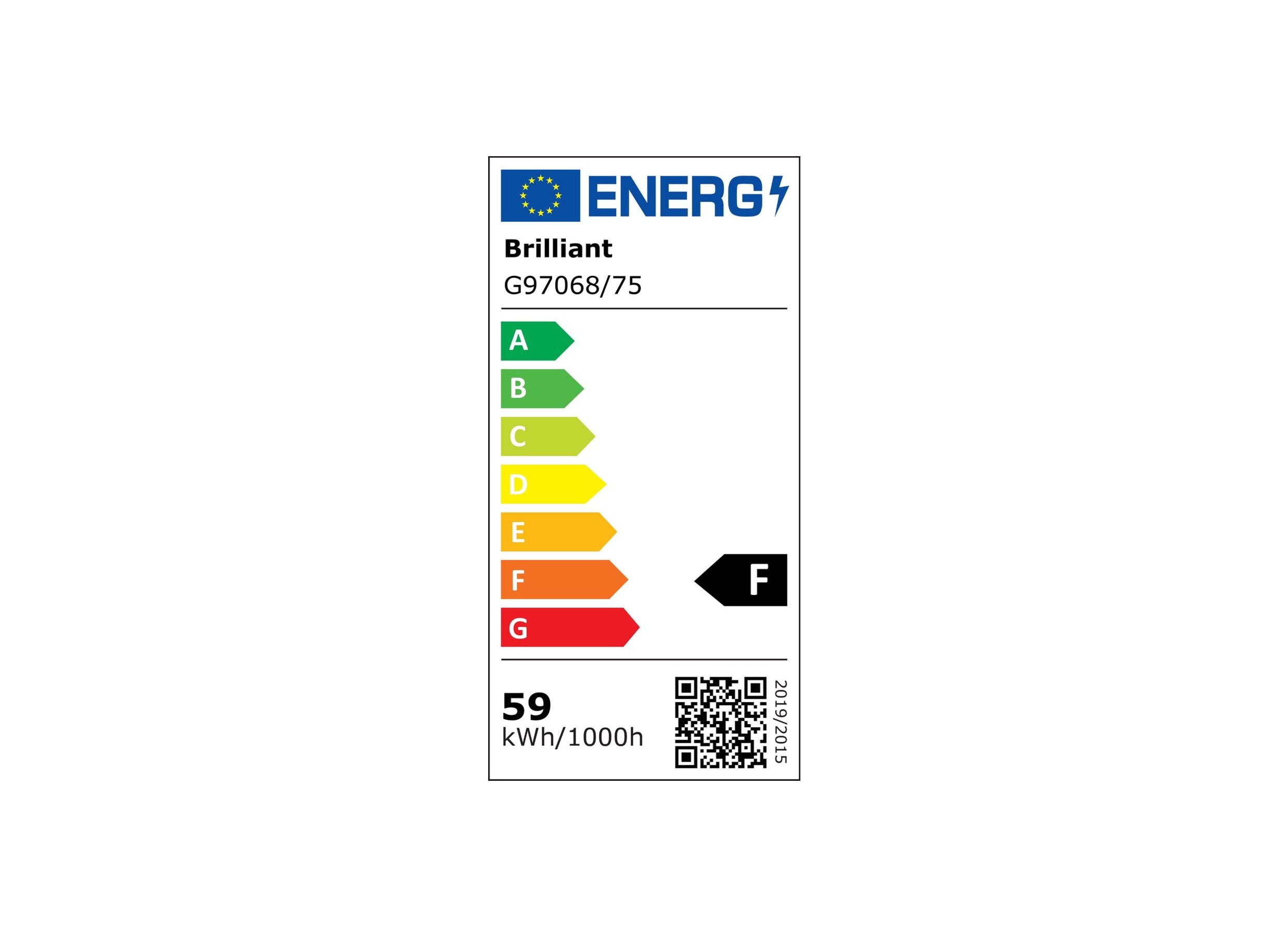 Energielabel - Plafondlamp Slimline Ø49cm