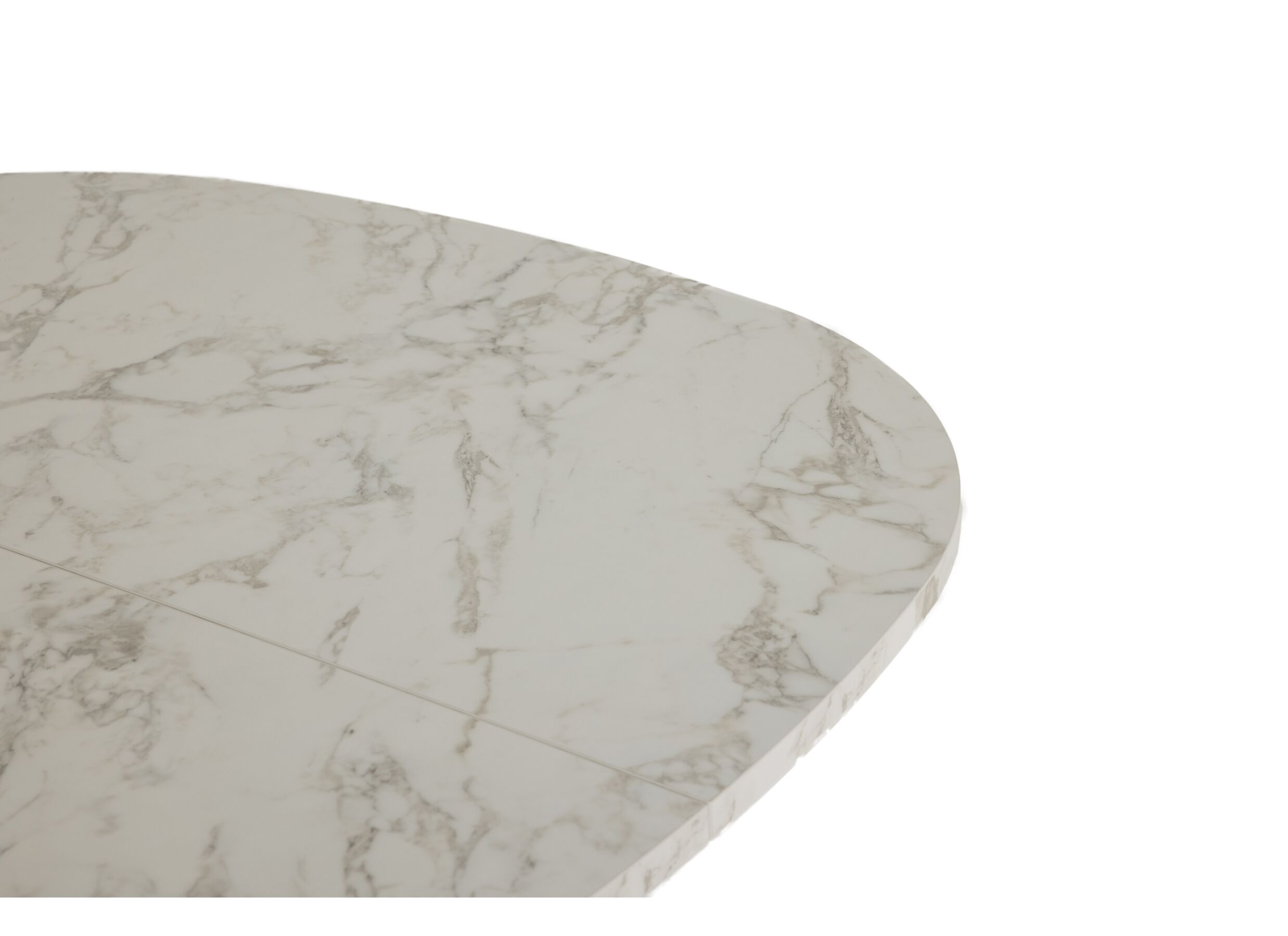 Detail - Table de bar Onyx Ø120cm - décor - carrara creamy & sand