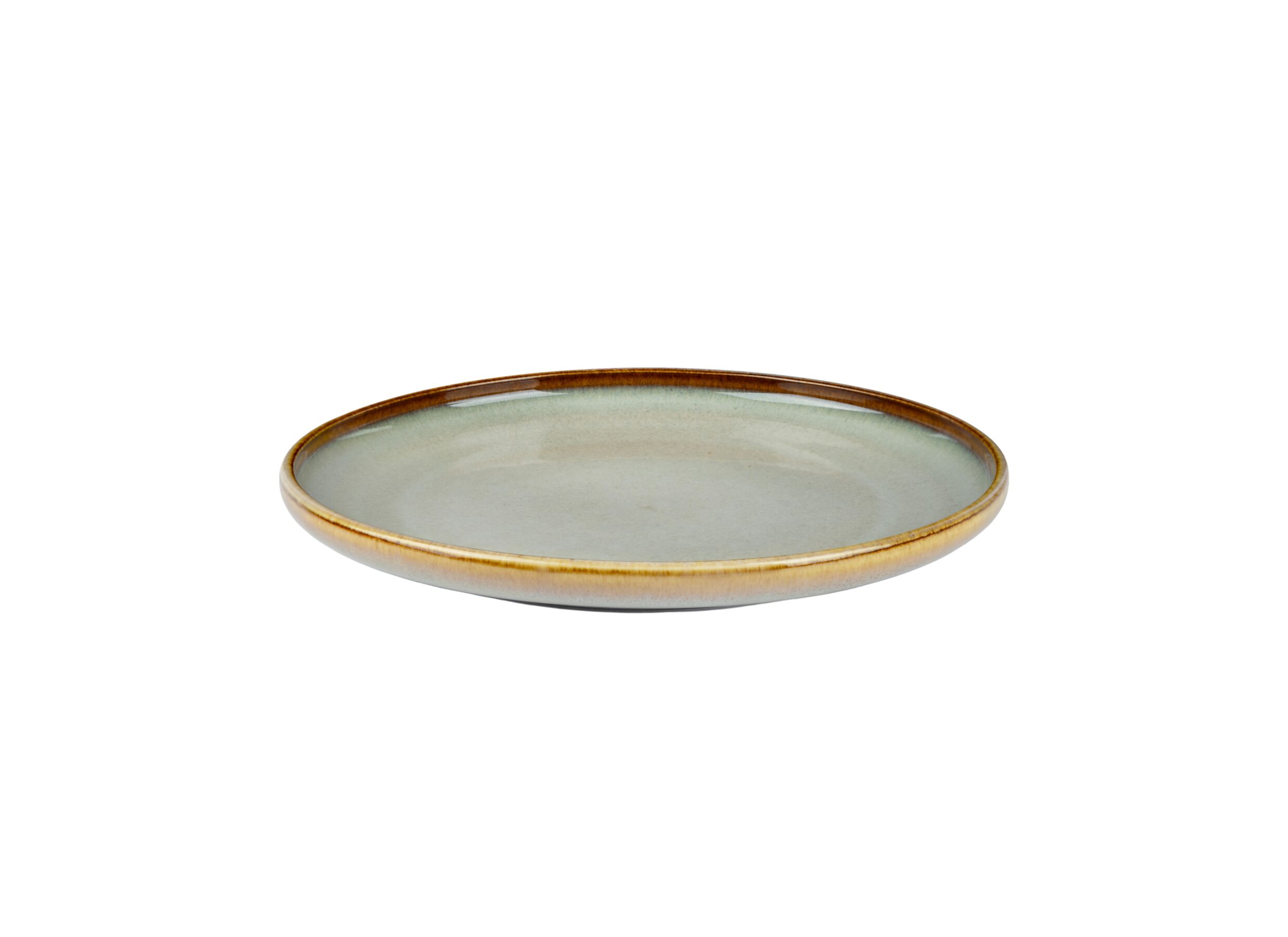 Hoofdfoto - Dessertbord Soraya Pearl Ø20,5cm - porselein - grijsgroen