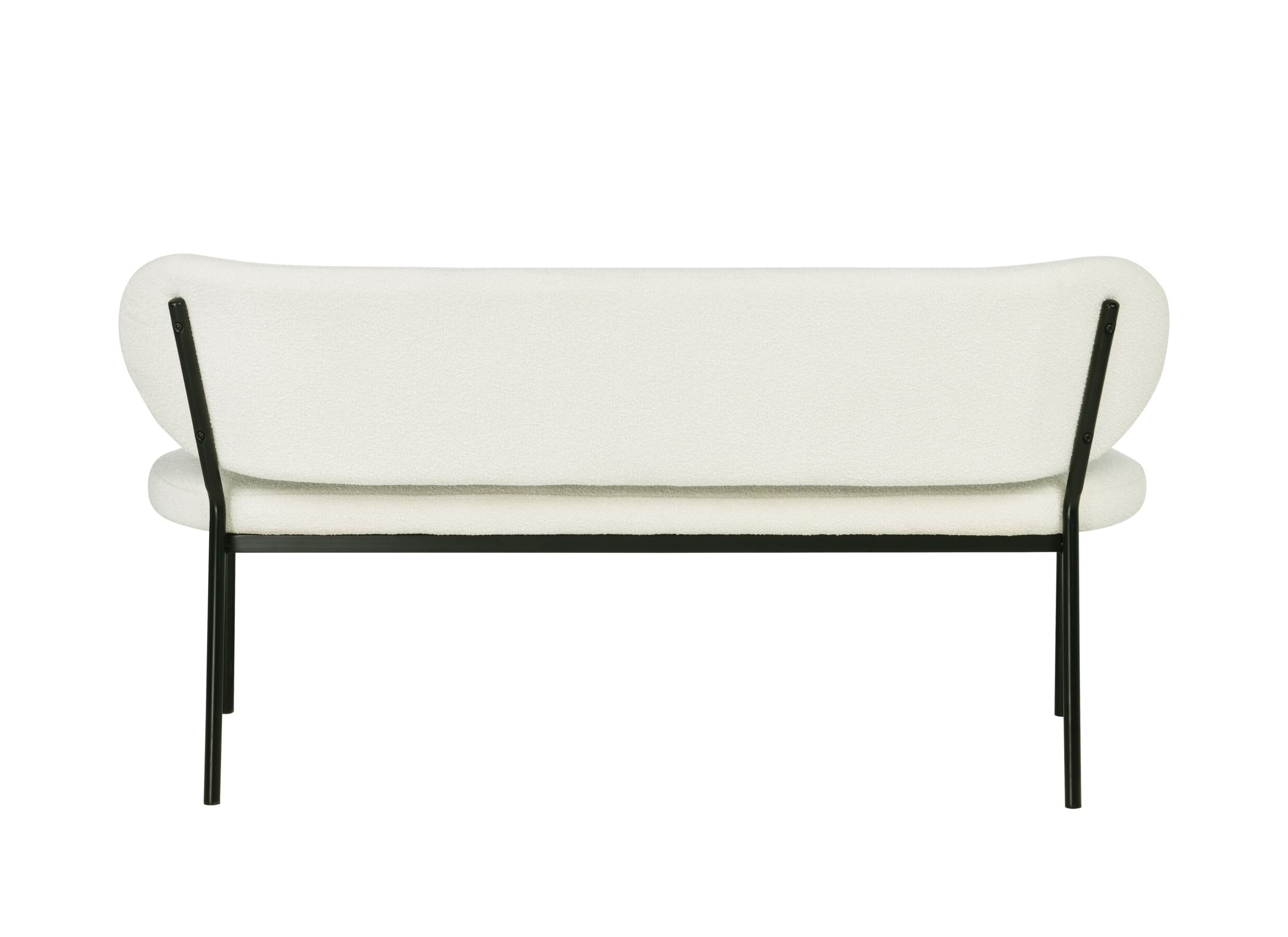 Aperçu - Banc Luke 160cm - tissu - blanc