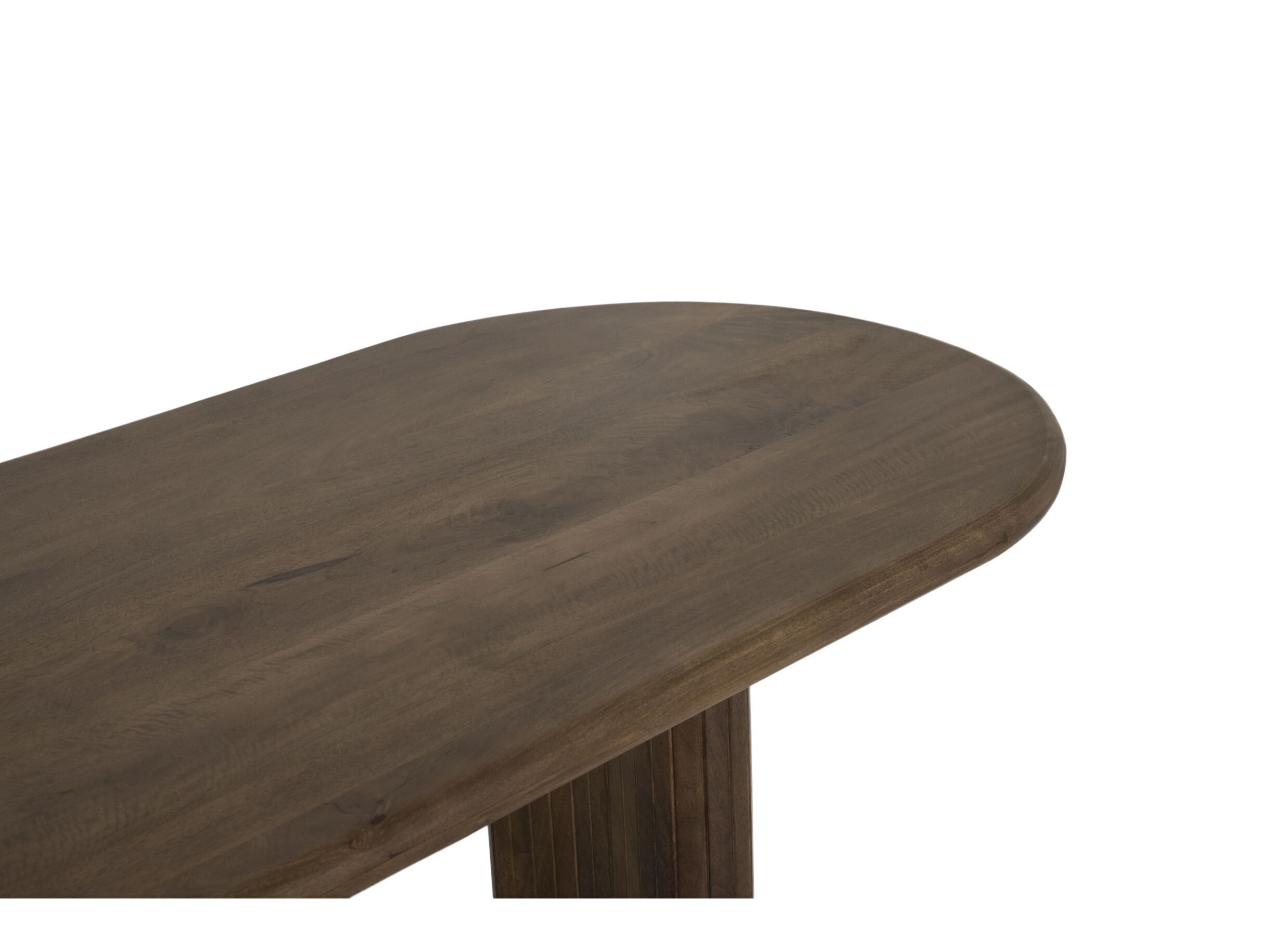 Detail - Table Marrone 200x100cm - manguier massif - marron