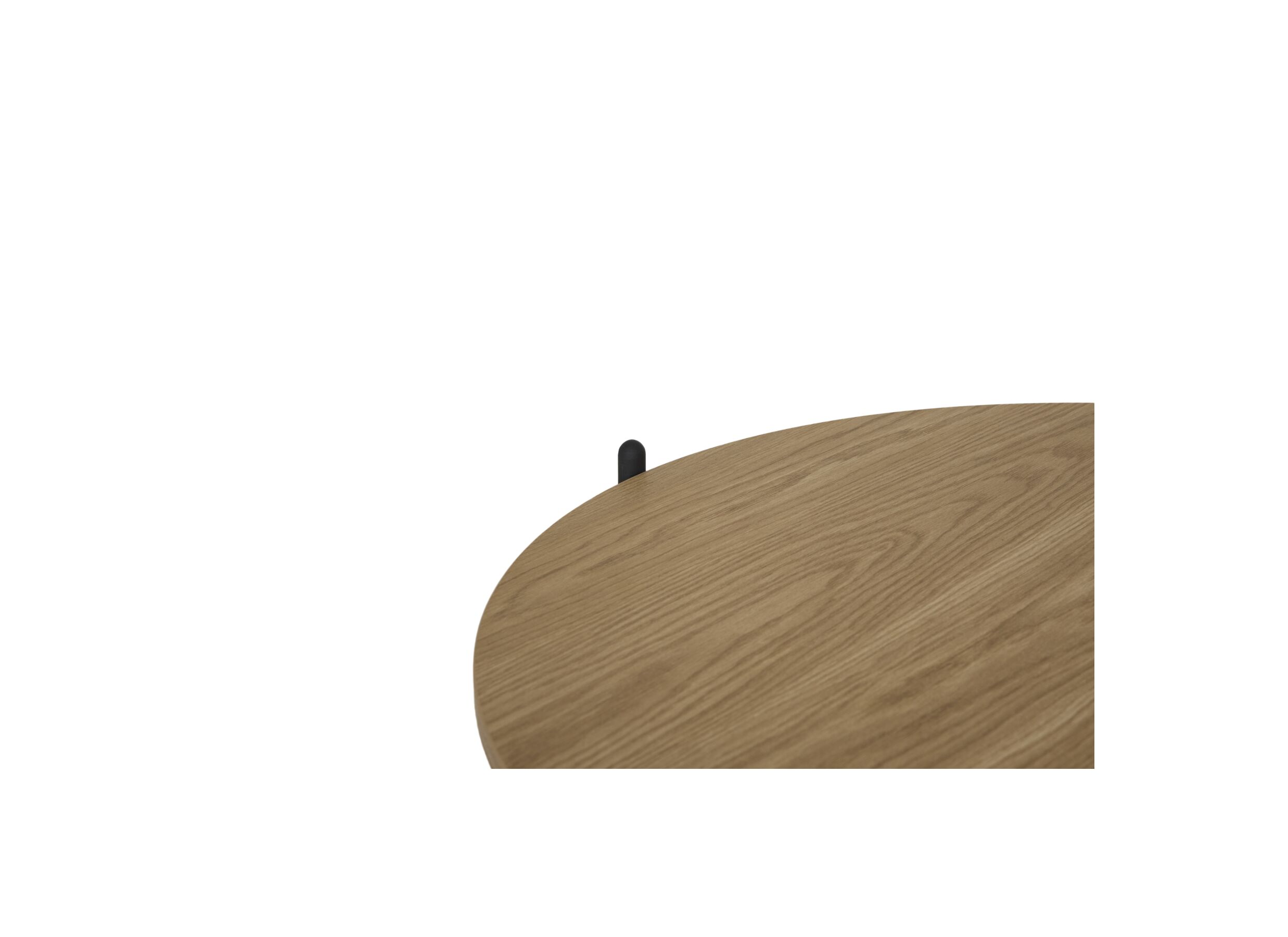 Detail - Table basse Melon ronde brun