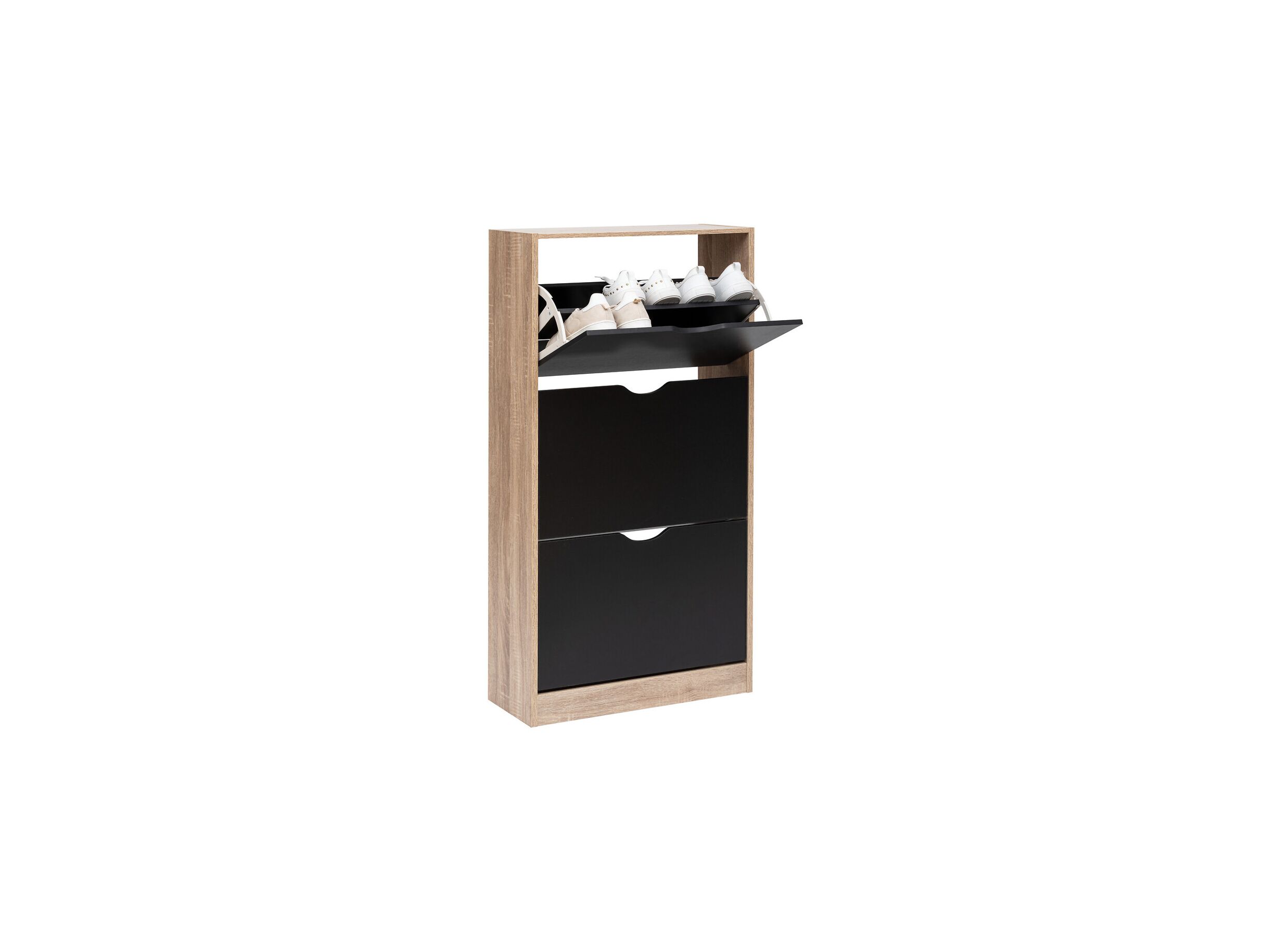 Armoire à chaussures Noir 60x23,3x119,5cm