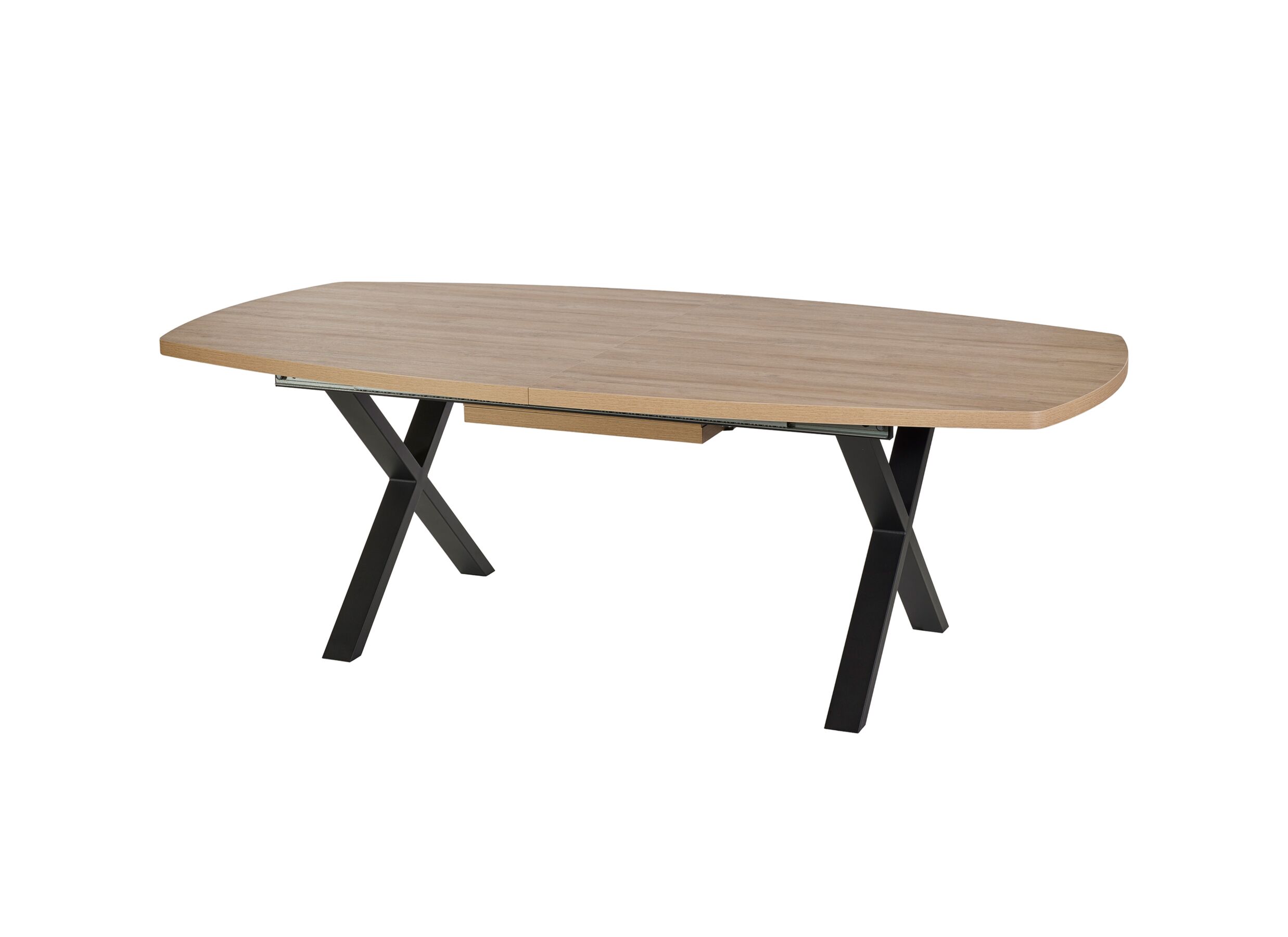Tafel TF2415 200/250x100cm - melamine - virginia oak - Table TF2415 200/250x100cm - mélamine - virginia oak