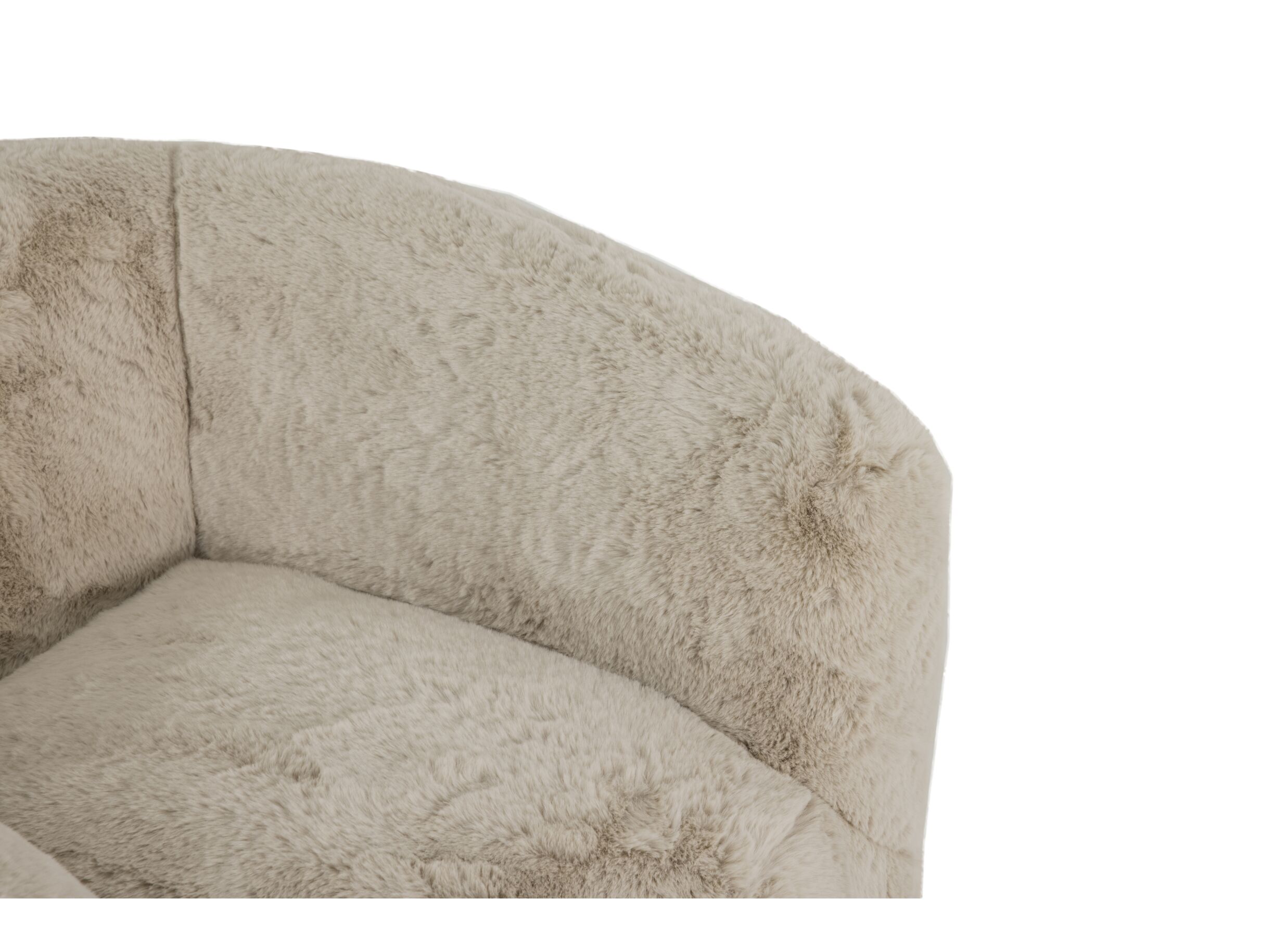 Detailfoto - Zetel Morbido stof - bear ivory