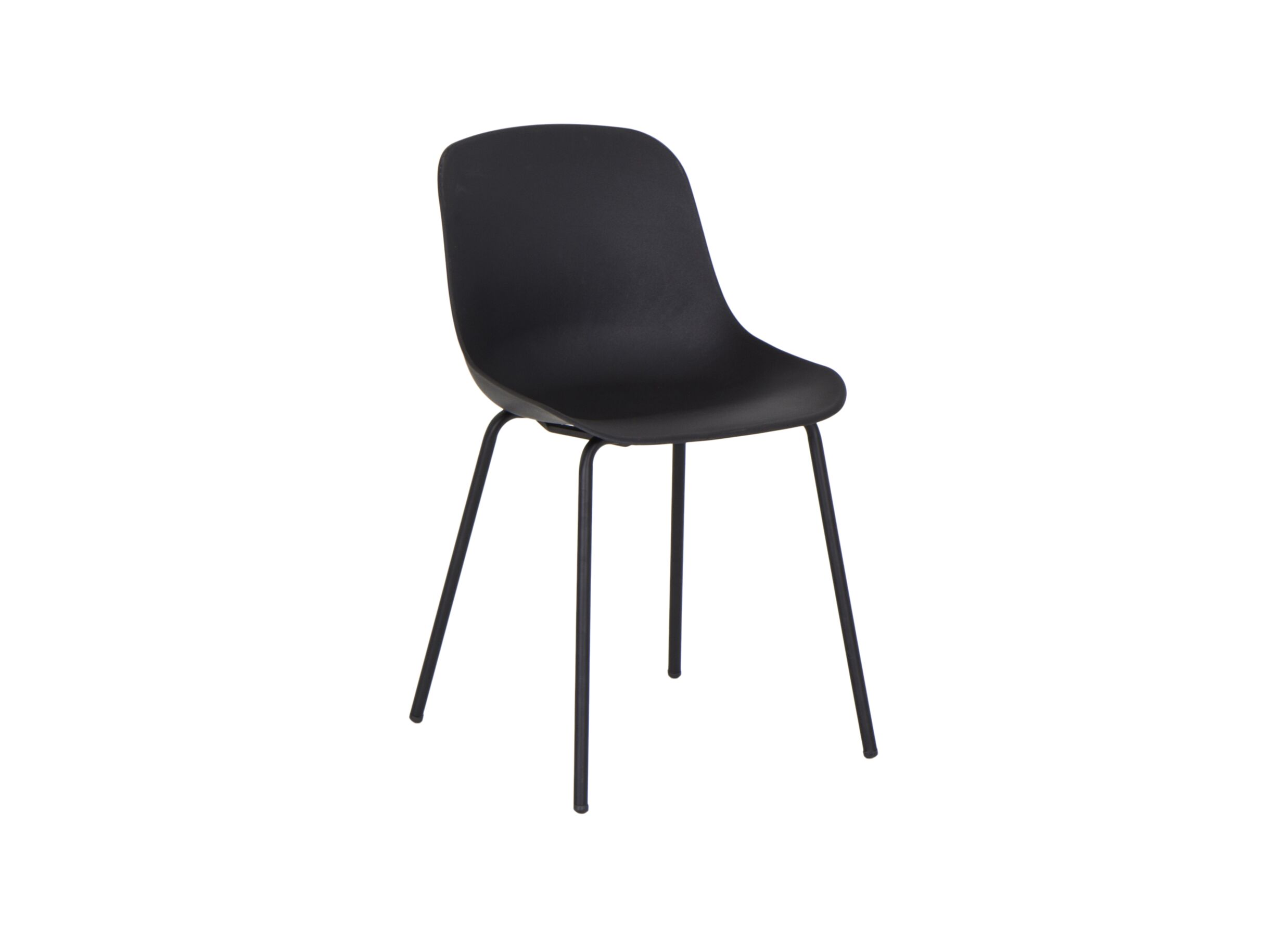 Chaise Atacama noir - Chaise Atacama 46x48x80cm - plastique - noir
