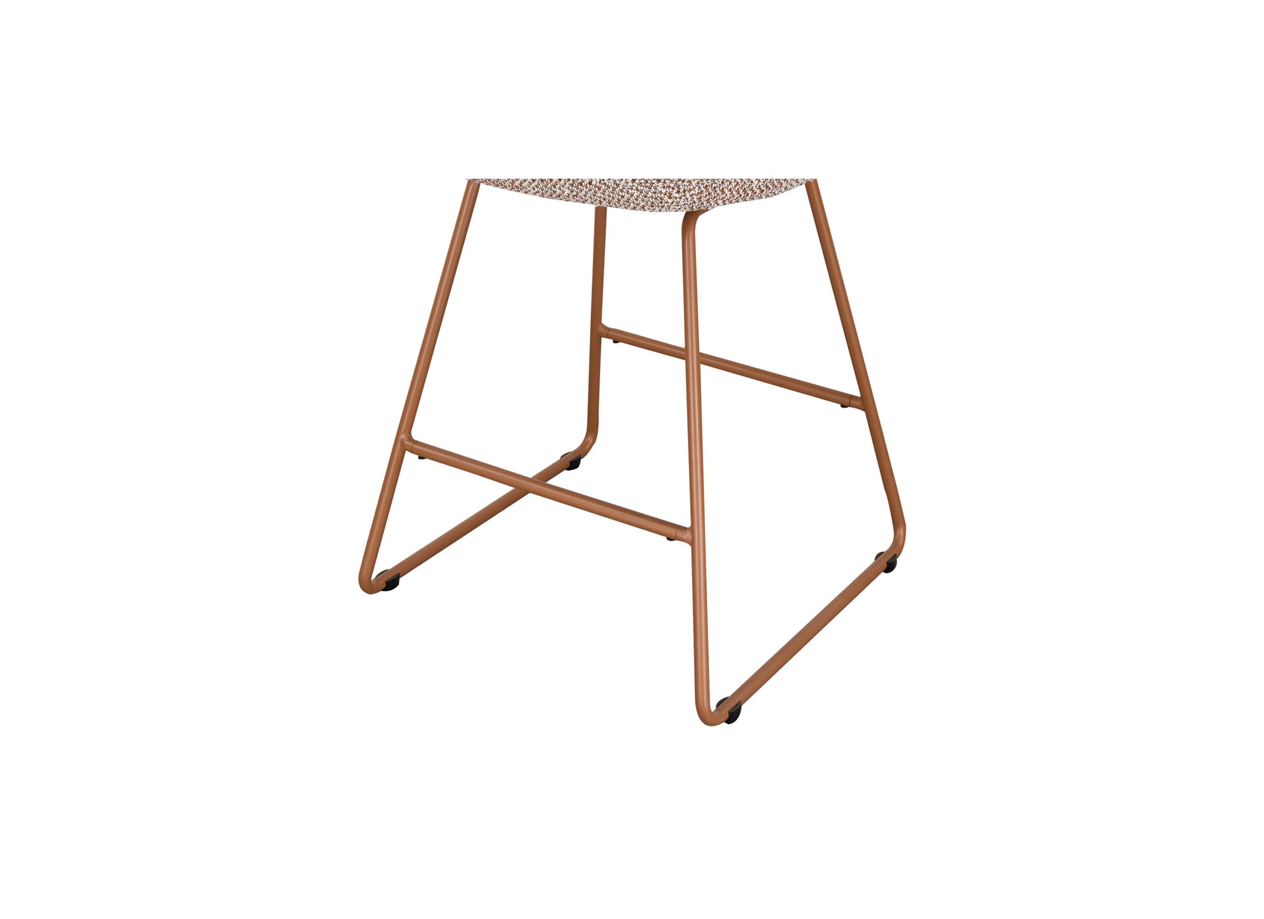 Detail - Chaise de bar Juma ZH67cm - tissu - brun clair