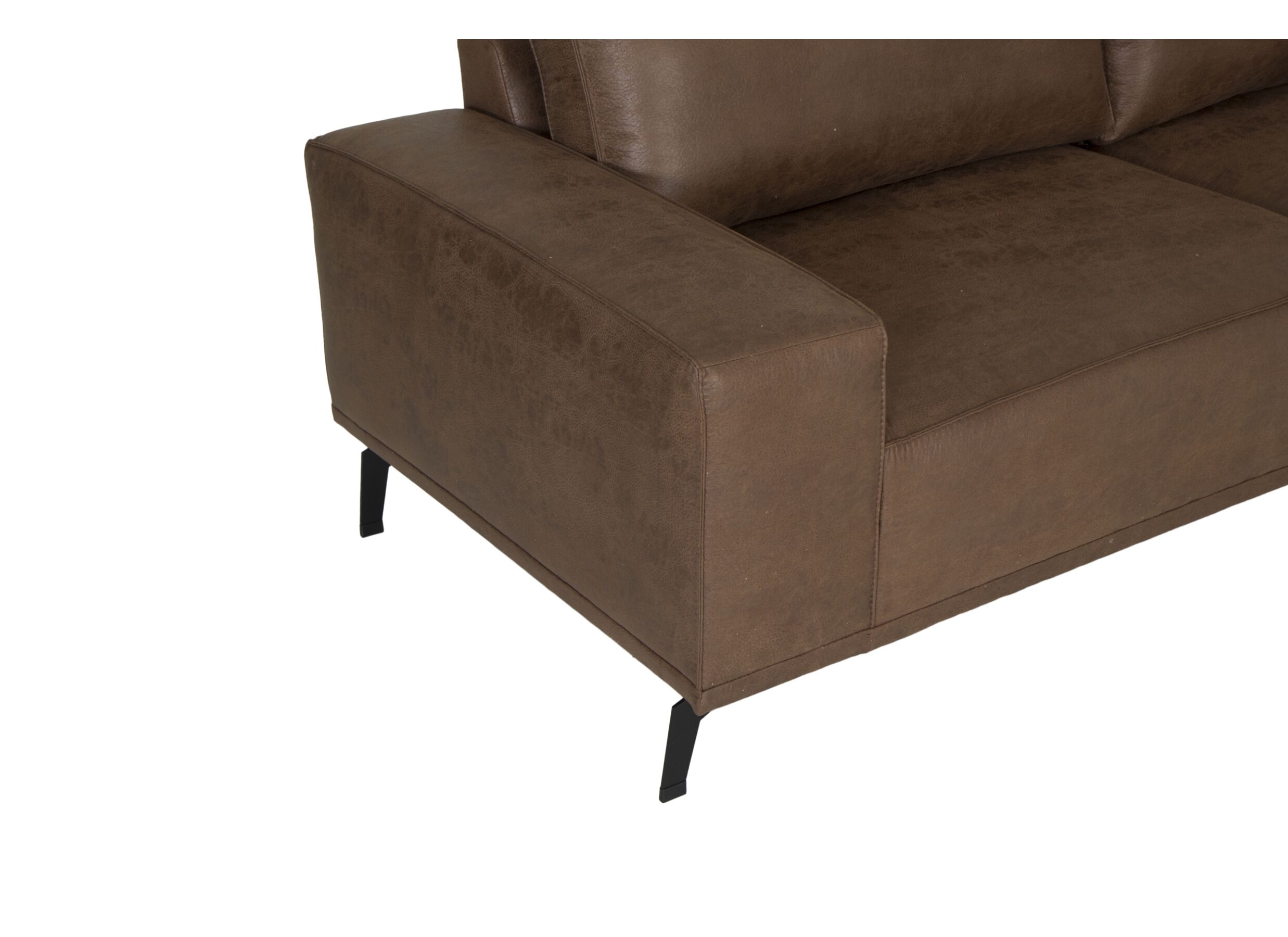 Zetel Nevada 2,5-zit - stof - bruin