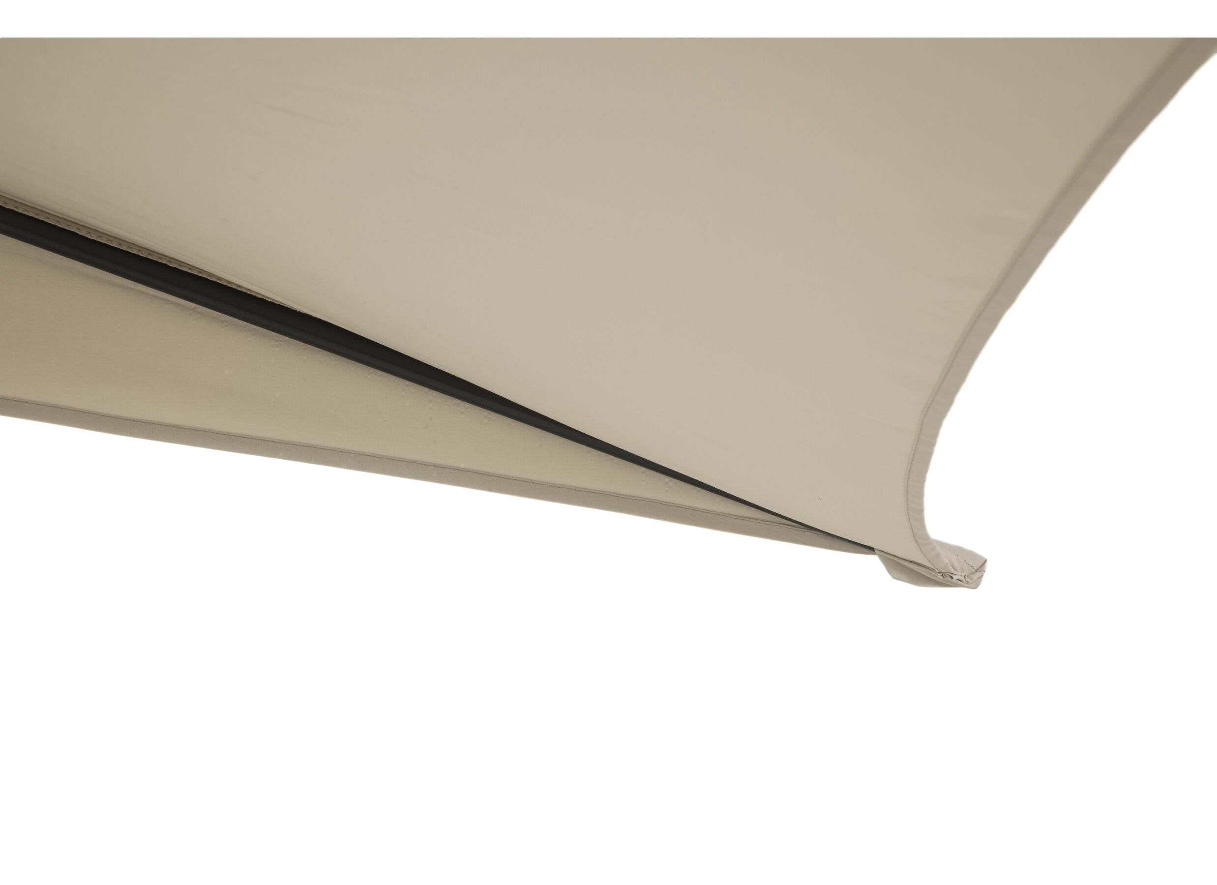 Detailfoto - Halve Parasol Athena Ø300cm beige met beschermhoes