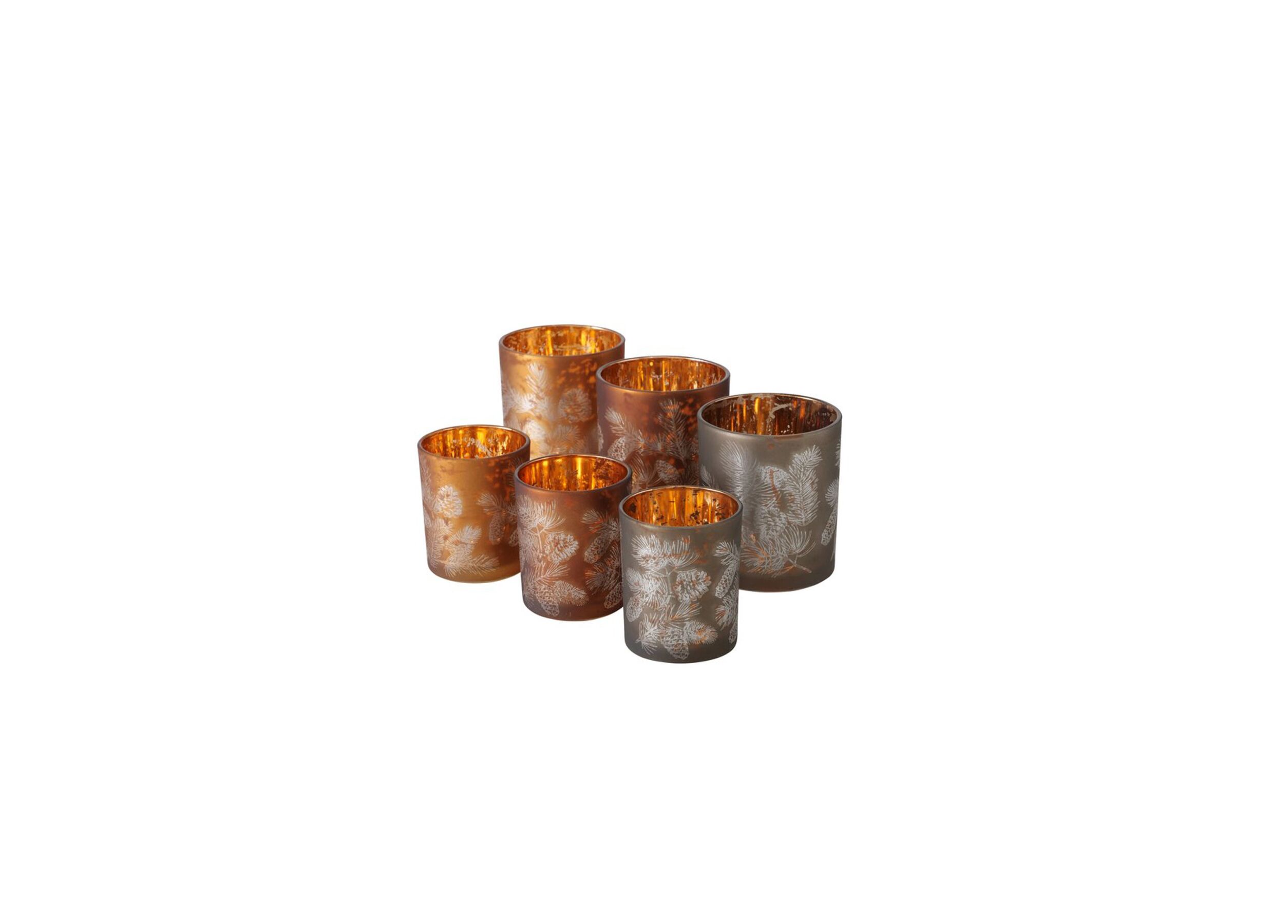 Windlicht Coney set van 2