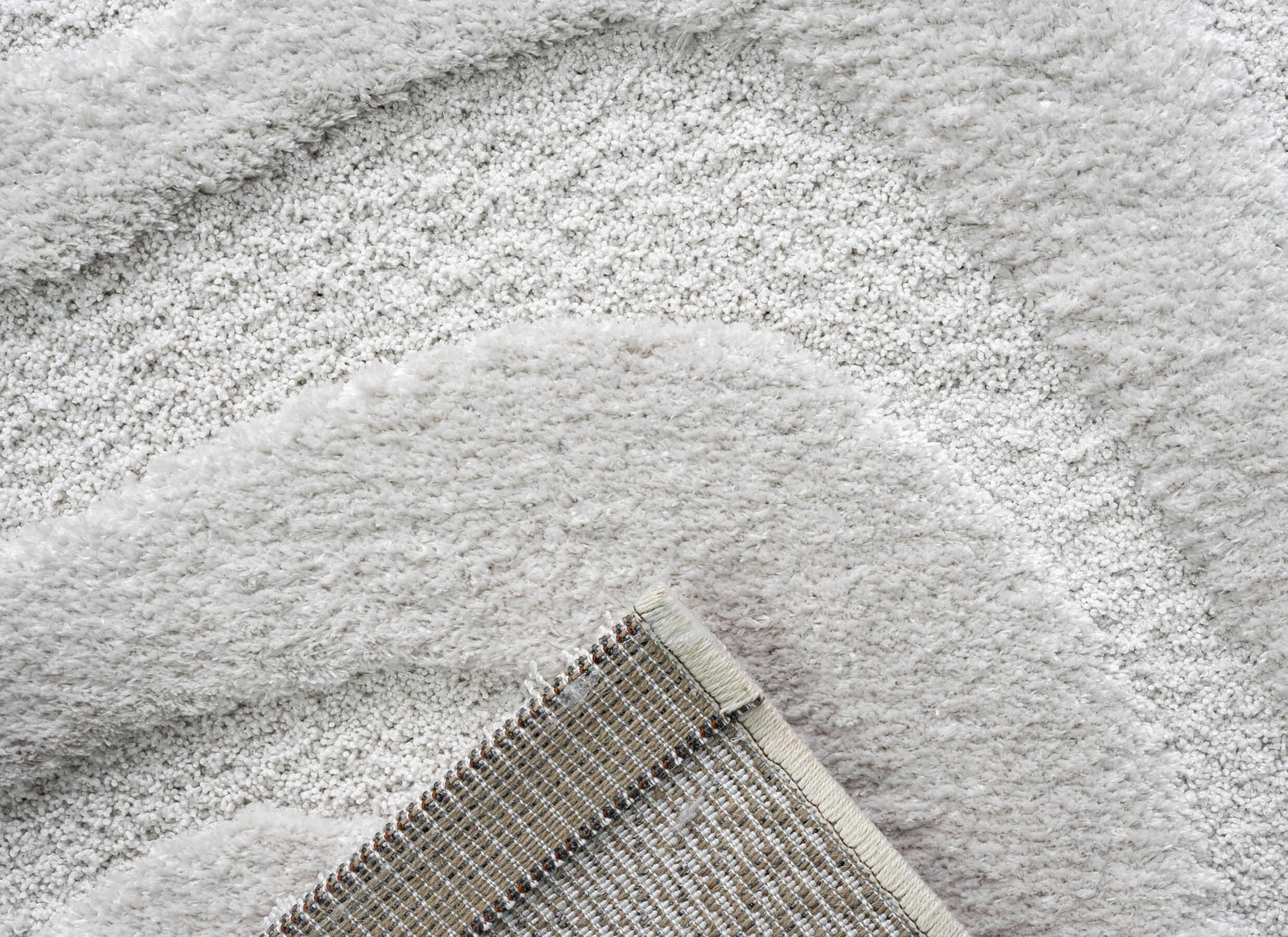 Detail - Tapis Madagaskar 240x340cm - polyester - blanc