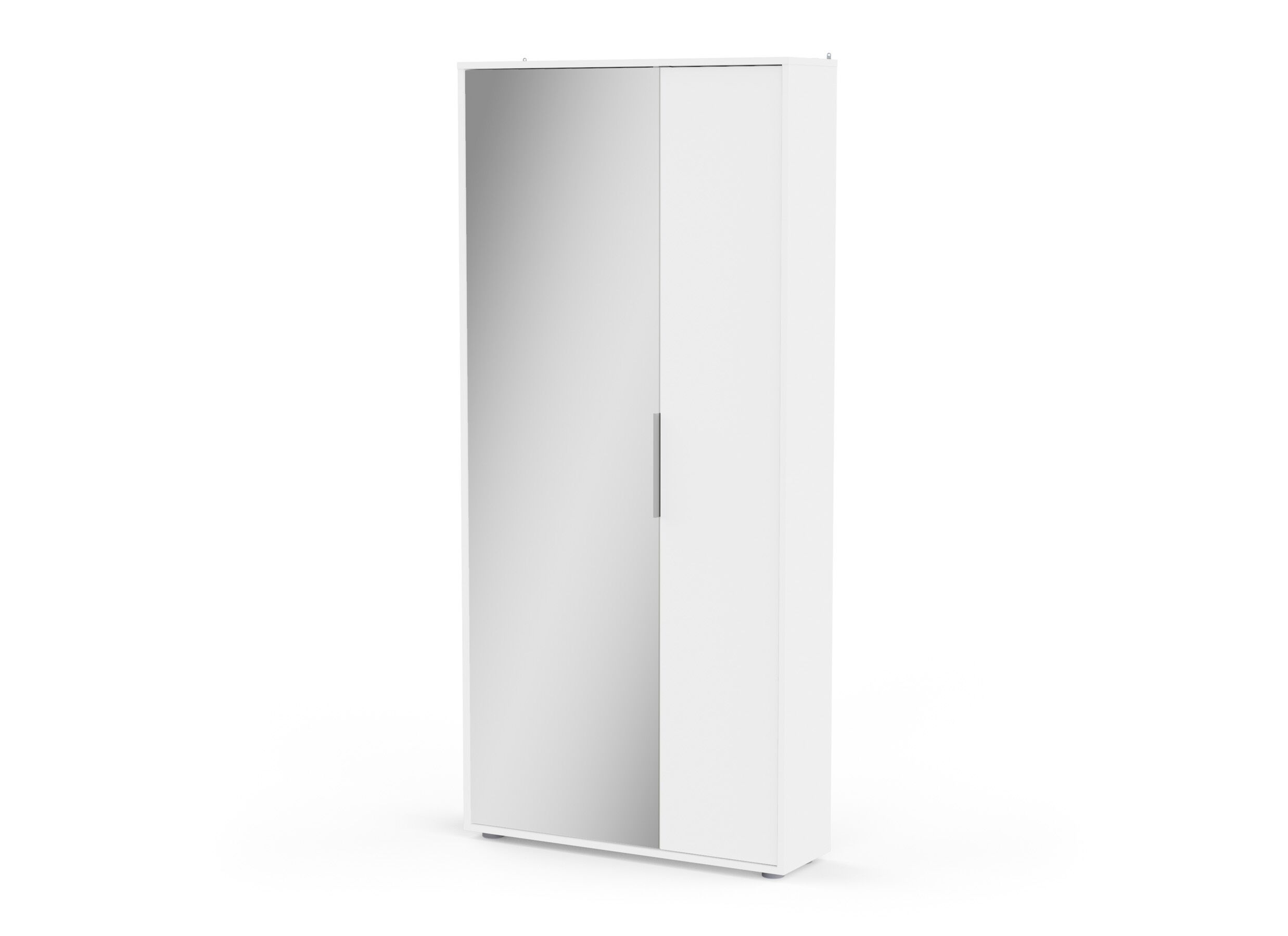 Aperçu - Armoire à chaussures Ebony 83x24xH178cm - décor - blanc