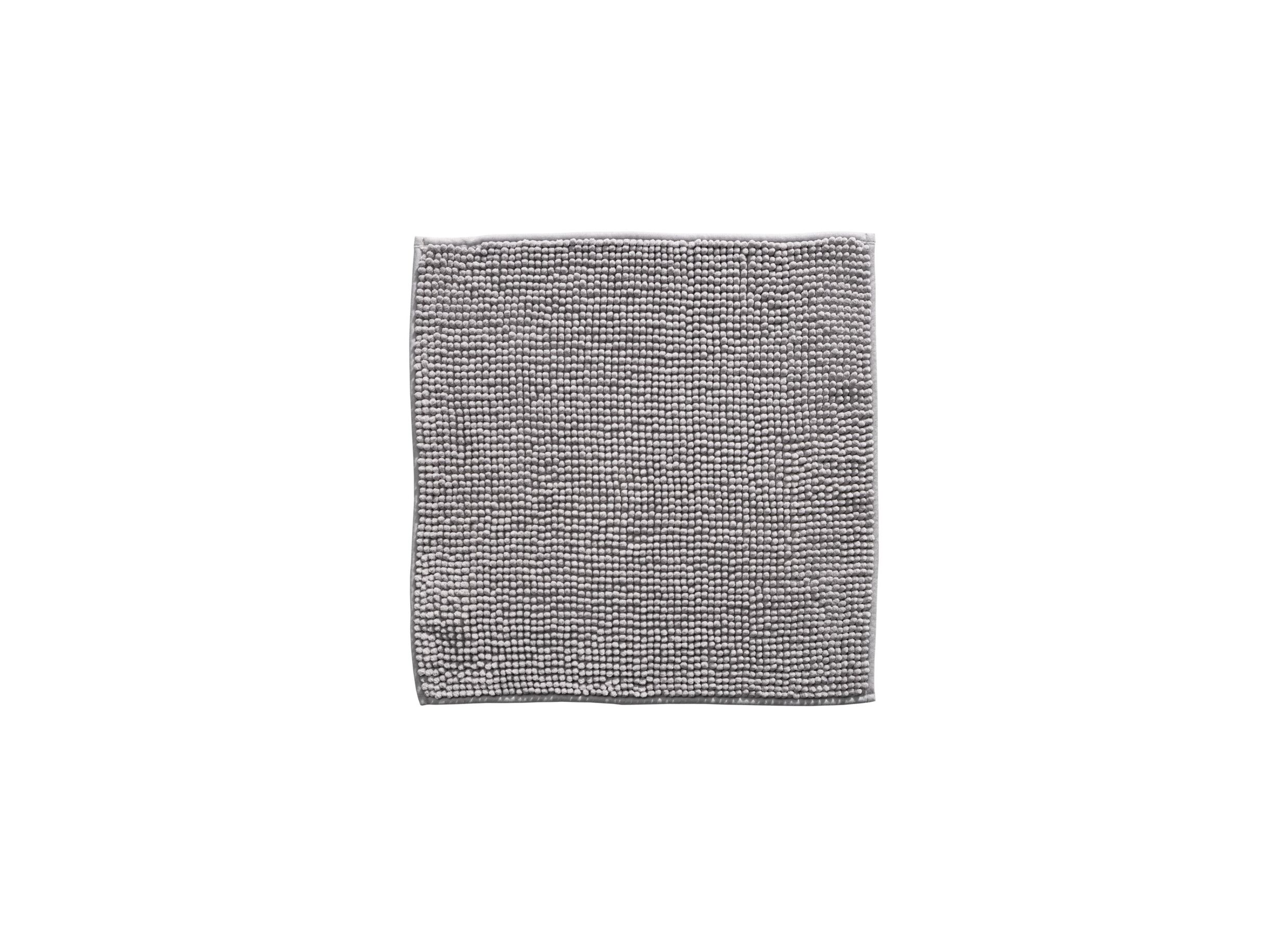 Badmat Indiana 50x50cm - chenille - grijs - Badmat Indiana 50x50cm - chenille - grijs