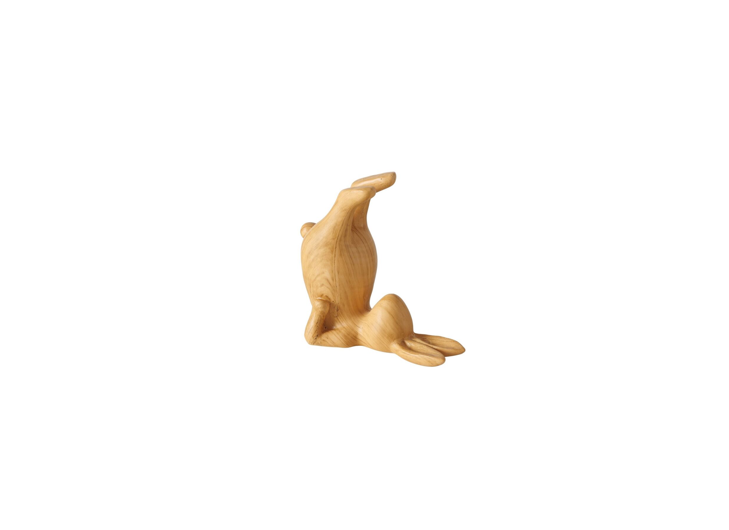 Aperçu - Figurine Yoga Lièvre H13,5cm - polystone - brun