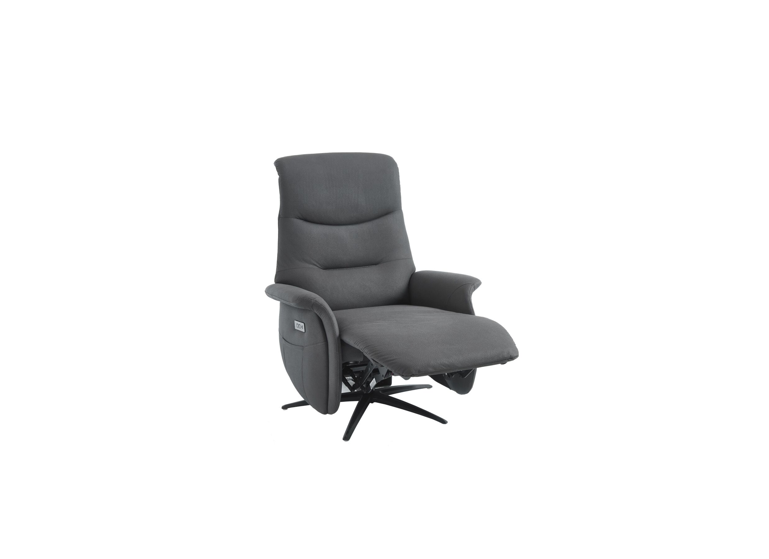 Aperçu - Fauteuil relax Bromo électrique - fibre polyester - noir